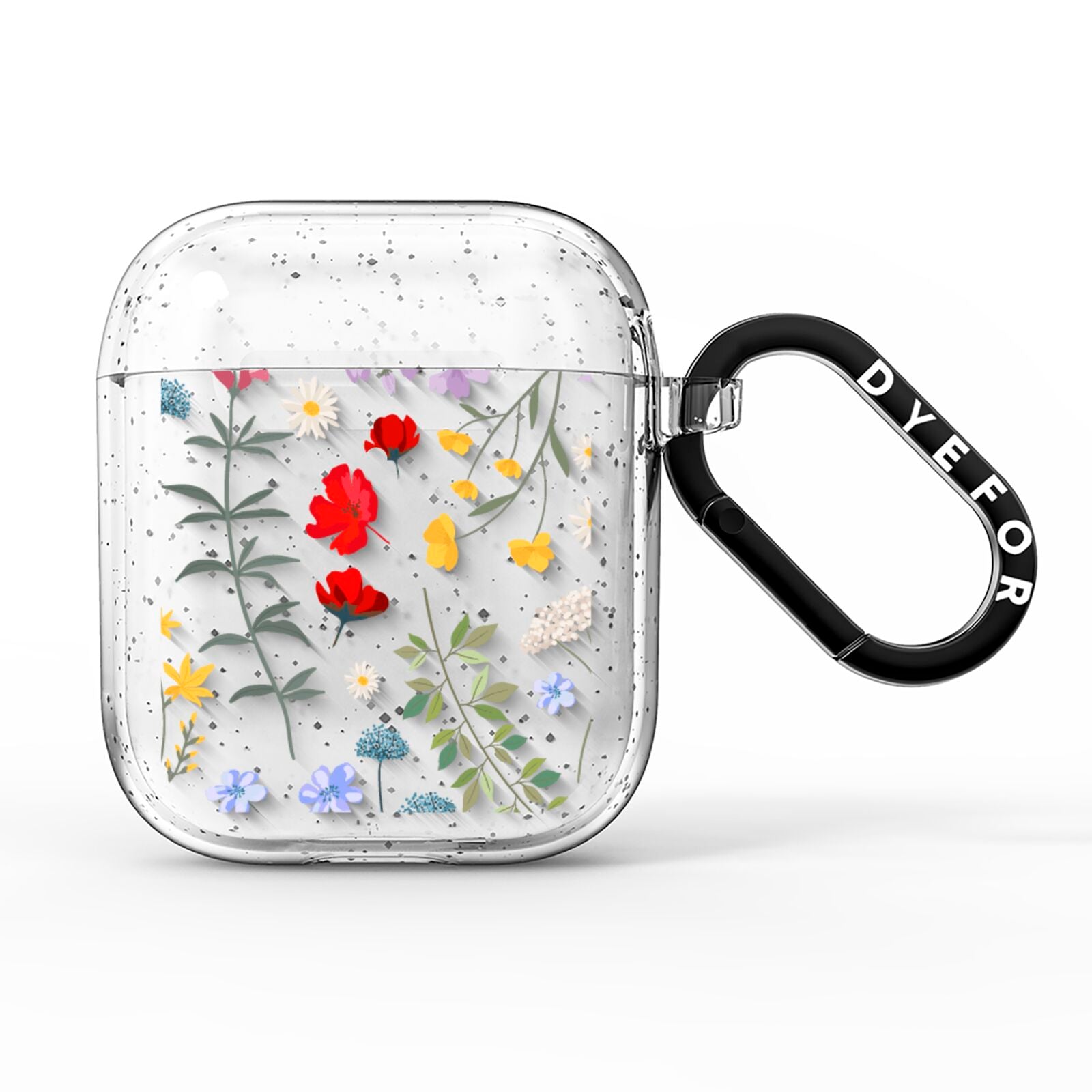 Wild Flowers AirPods Glitter Case