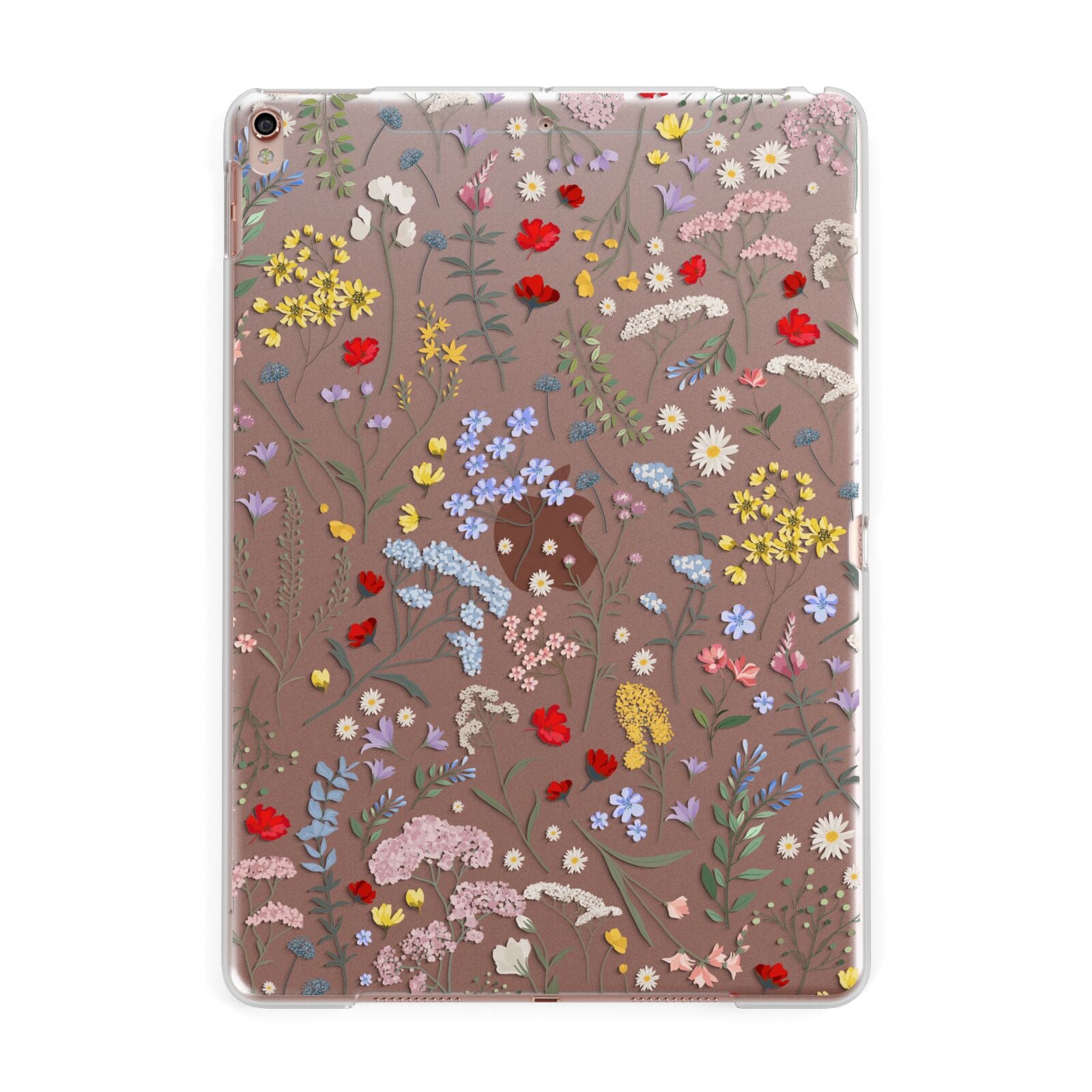 Wild Flowers Apple iPad Rose Gold Case