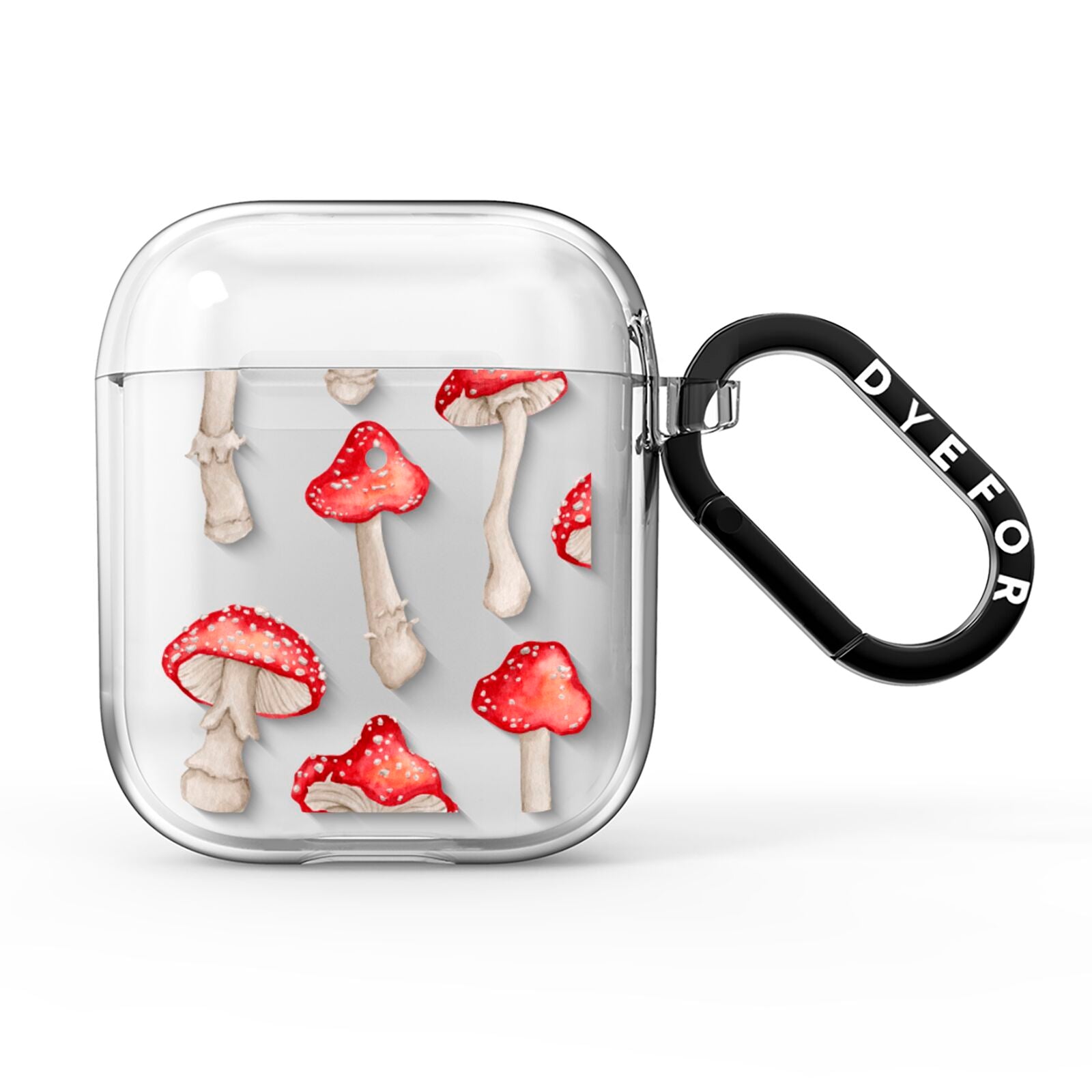 Wild Mushrooms AirPods Clear Case