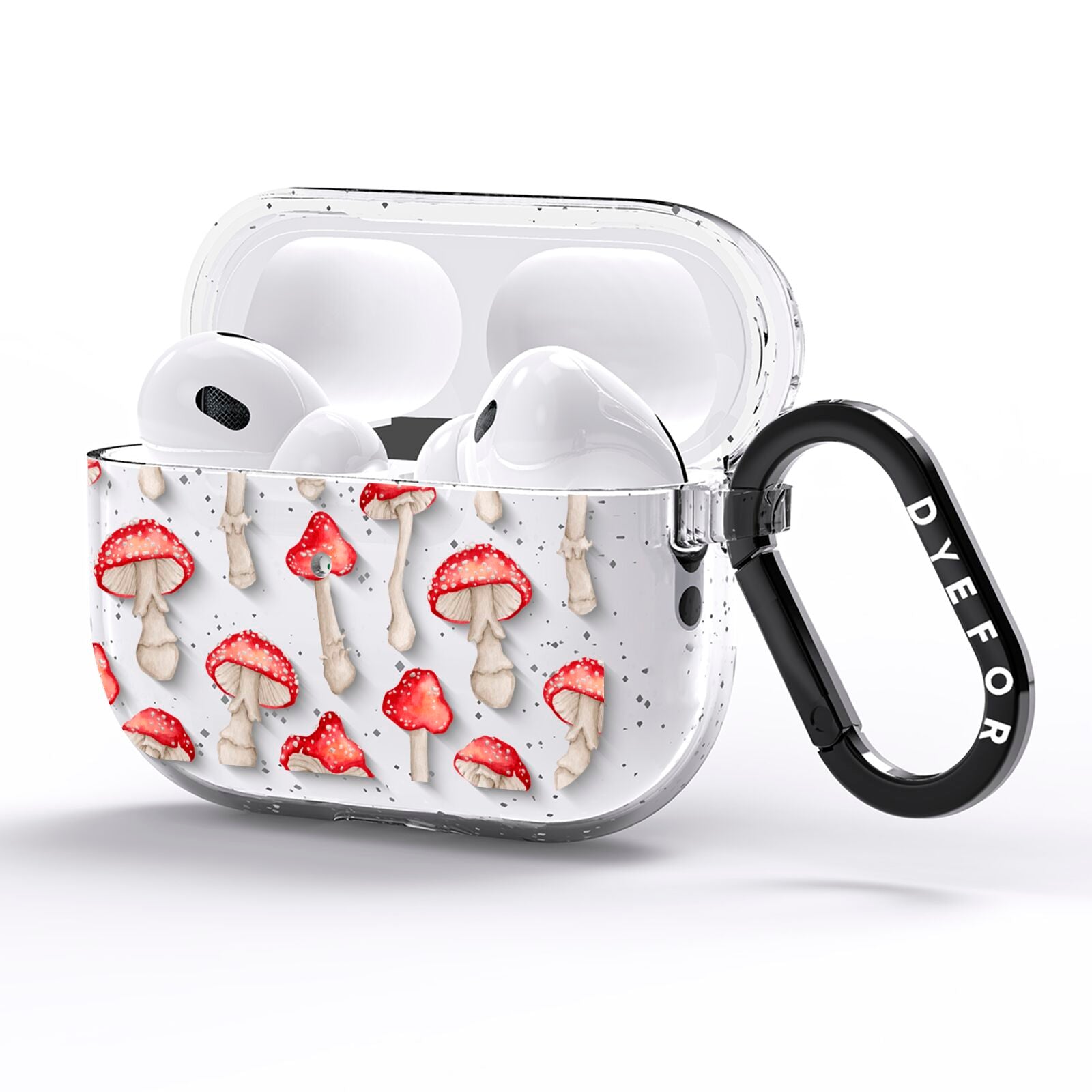 Wild Mushrooms AirPods Pro Glitter Case Side Image