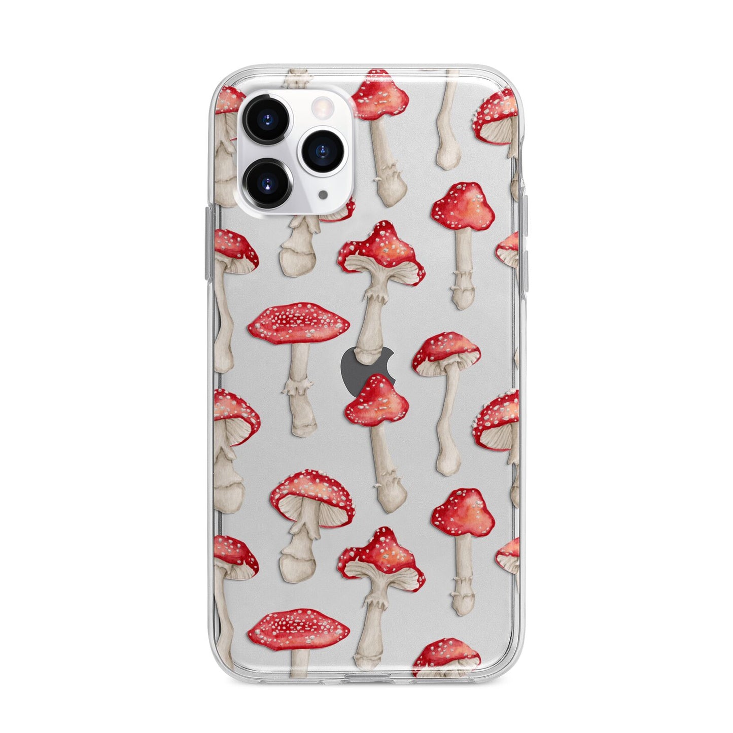 Wild Mushrooms Apple iPhone 11 Pro Max in Silver with Bumper Case