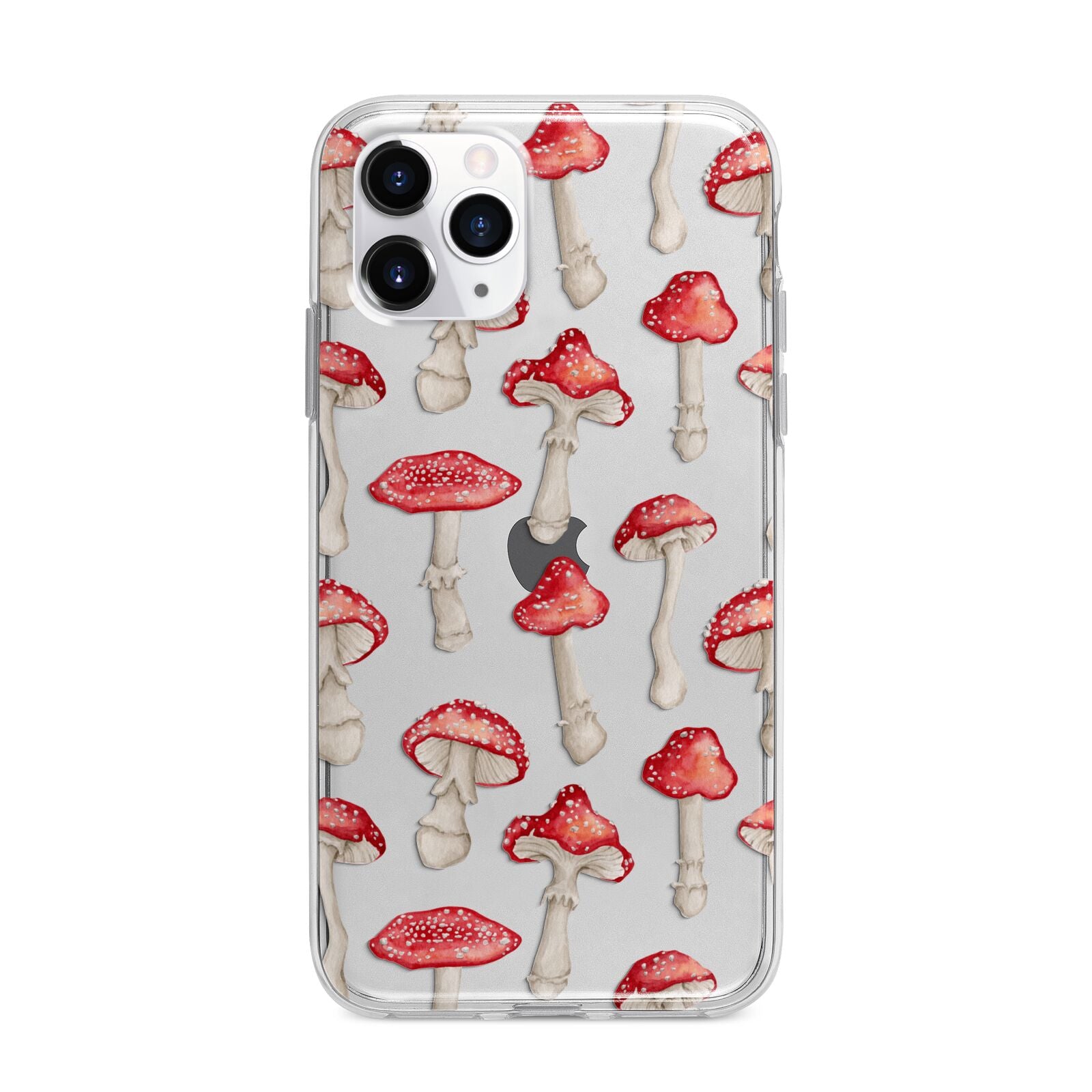 Wild Mushrooms Apple iPhone 11 Pro Max in Silver with Bumper Case