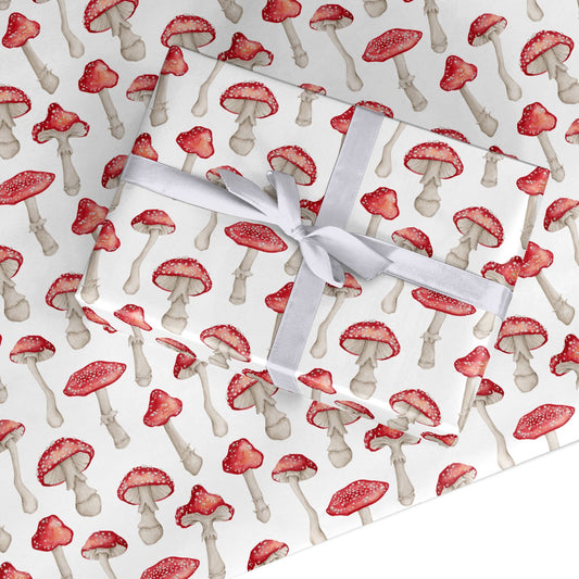 Wild Mushrooms Custom Wrapping Paper