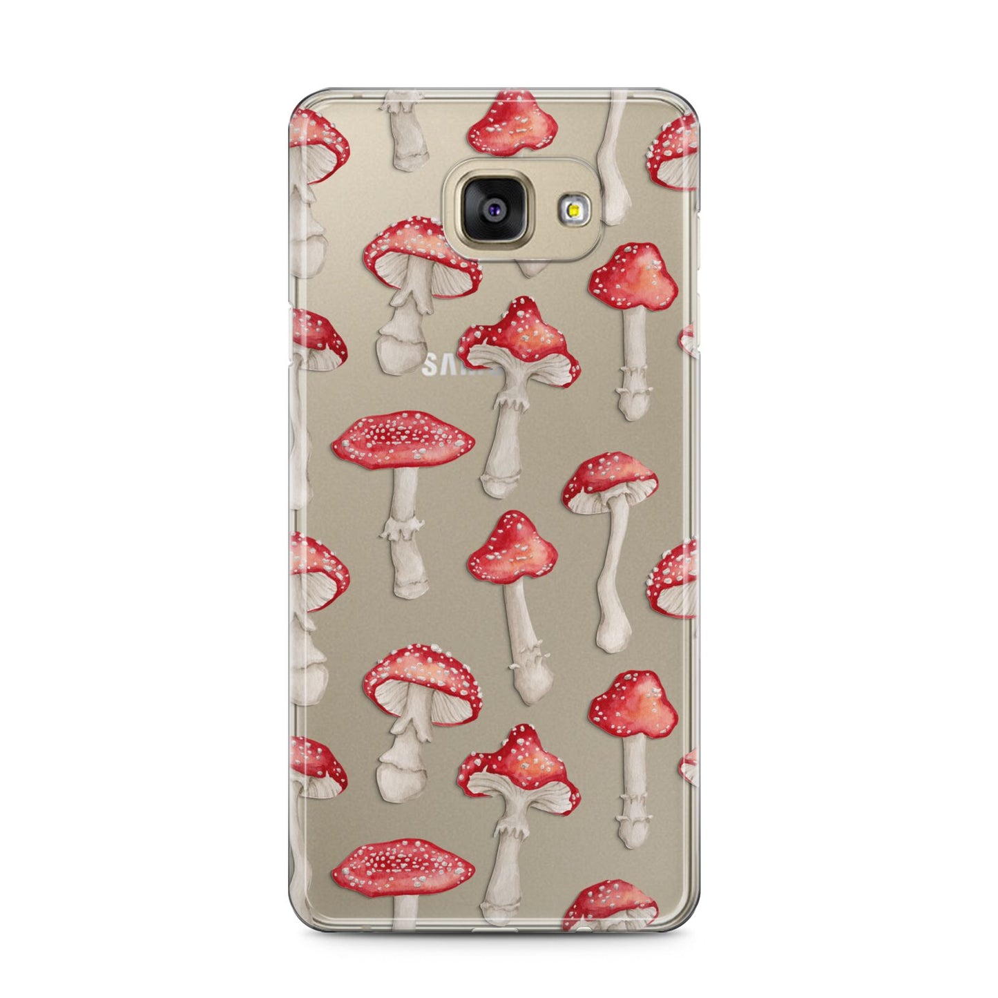 Wild Mushrooms Samsung Galaxy A5 2016 Case on gold phone