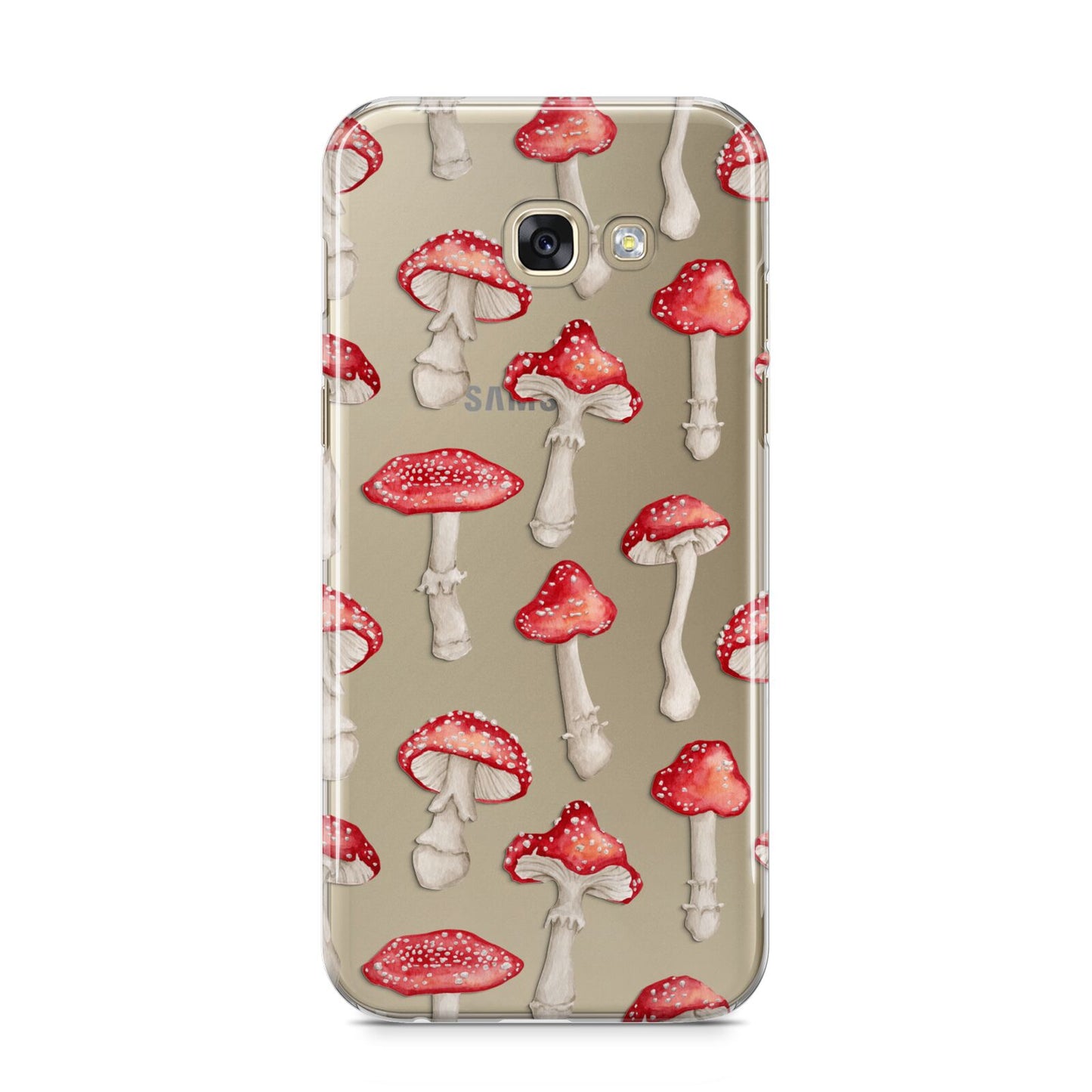 Wild Mushrooms Samsung Galaxy A5 2017 Case on gold phone