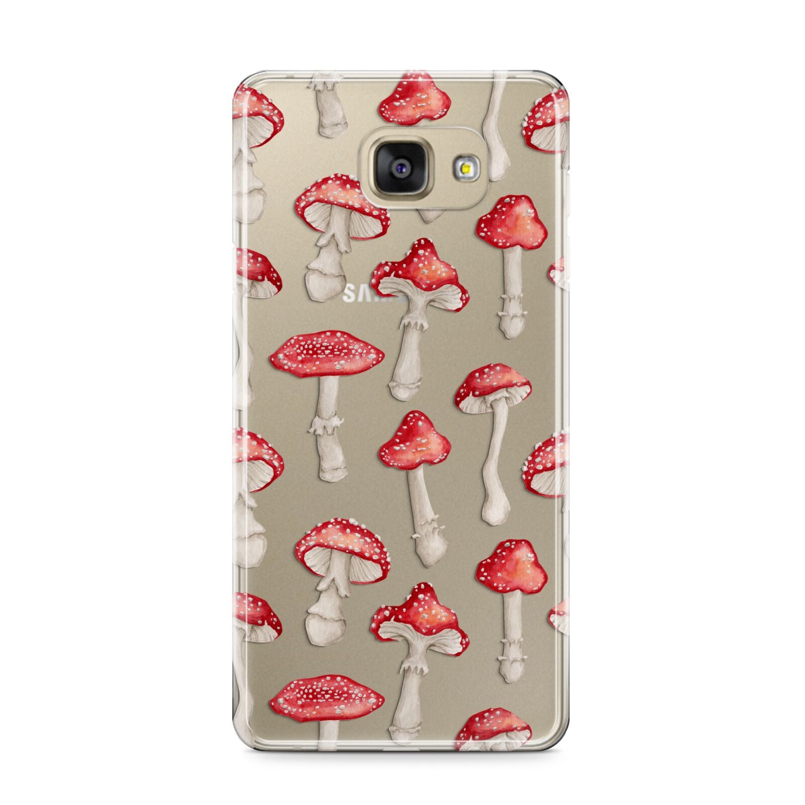 Wild Mushrooms Samsung Galaxy A9 2016 Case on gold phone