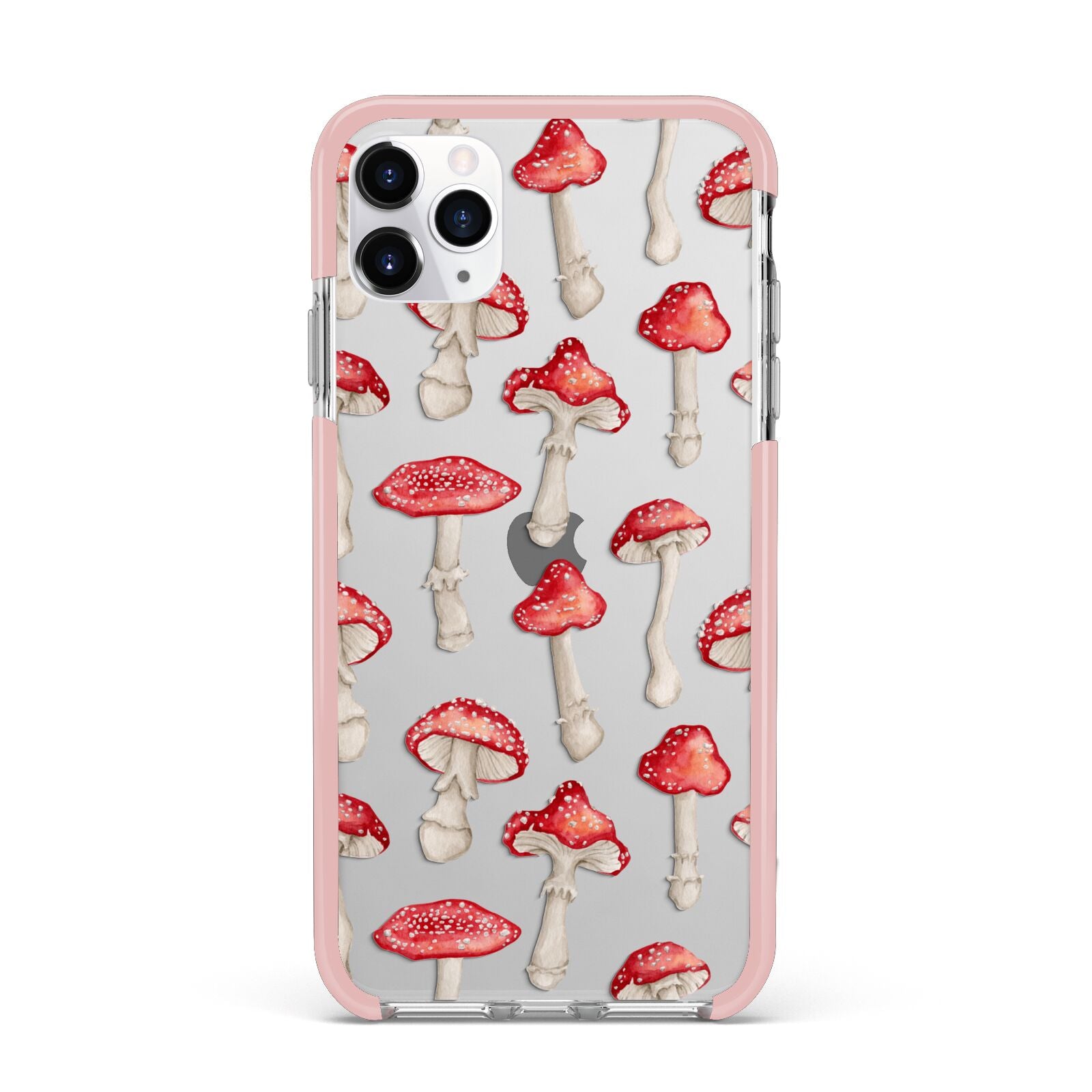 Wild Mushrooms iPhone 11 Pro Max Impact Pink Edge Case