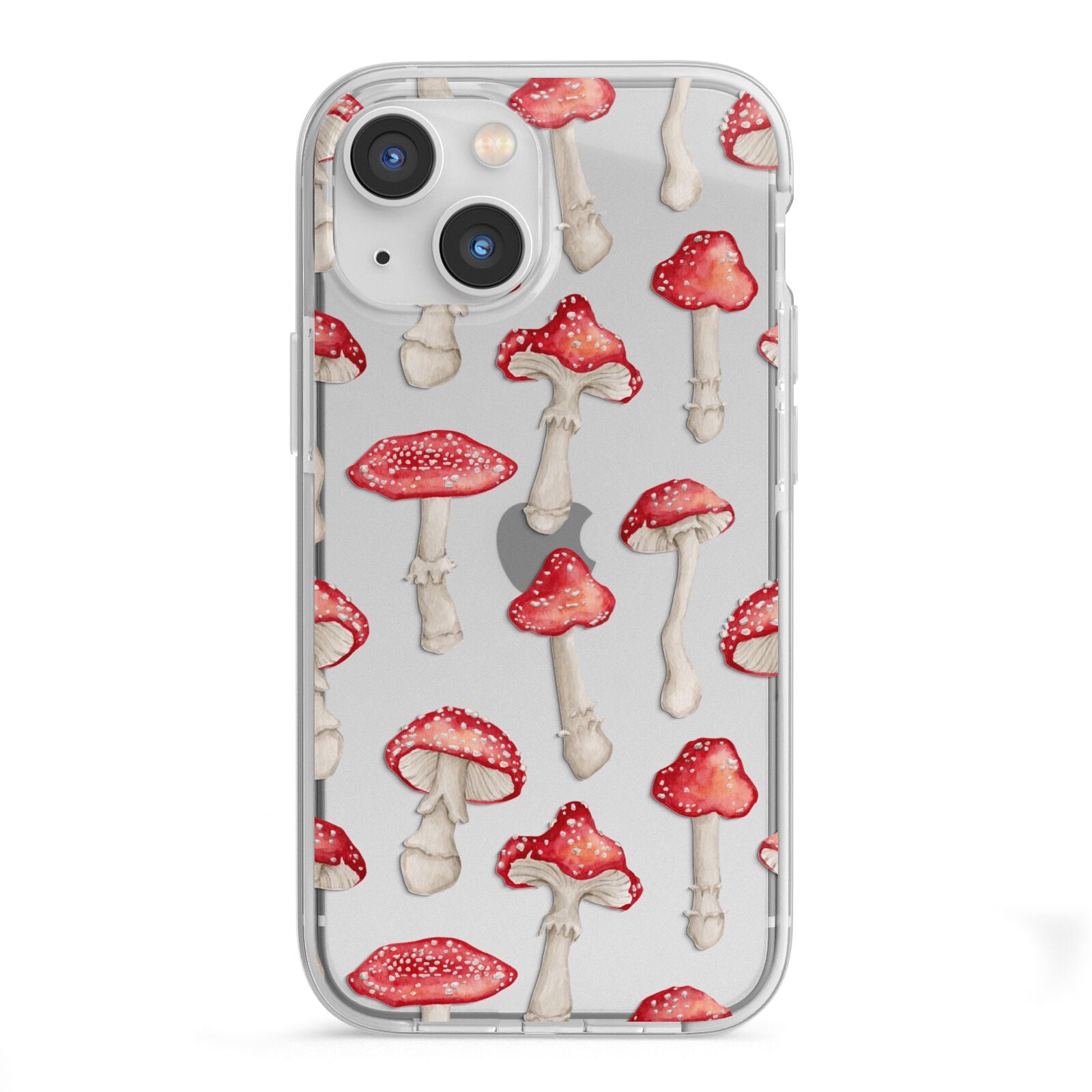 Wild Mushrooms iPhone 13 Mini TPU Impact Case with White Edges