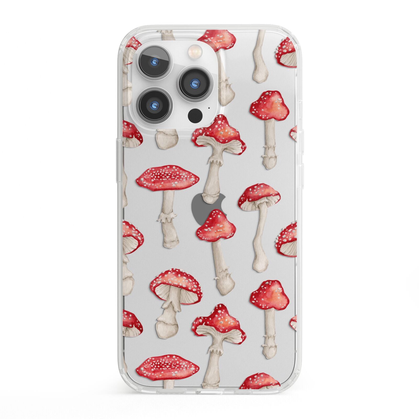 Wild Mushrooms iPhone 13 Pro Clear Bumper Case