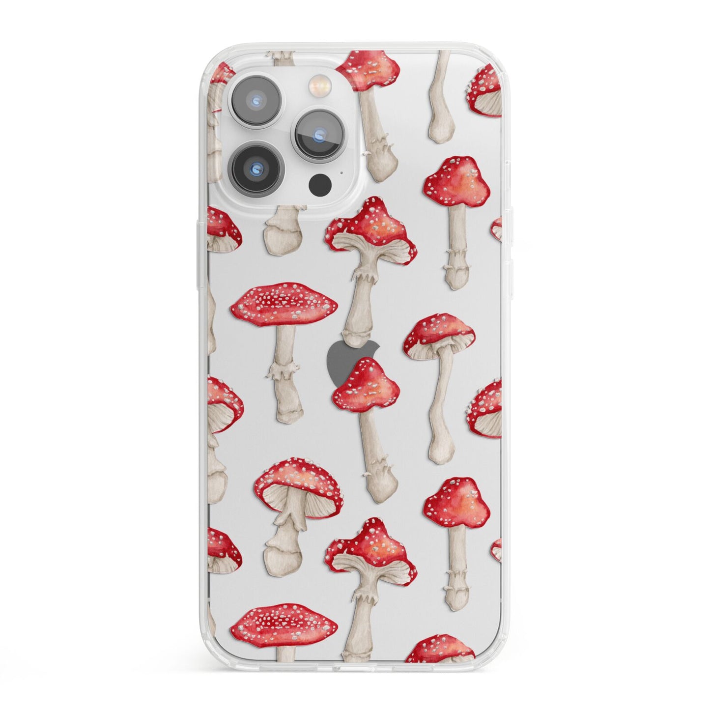 Wild Mushrooms iPhone 13 Pro Max Clear Bumper Case