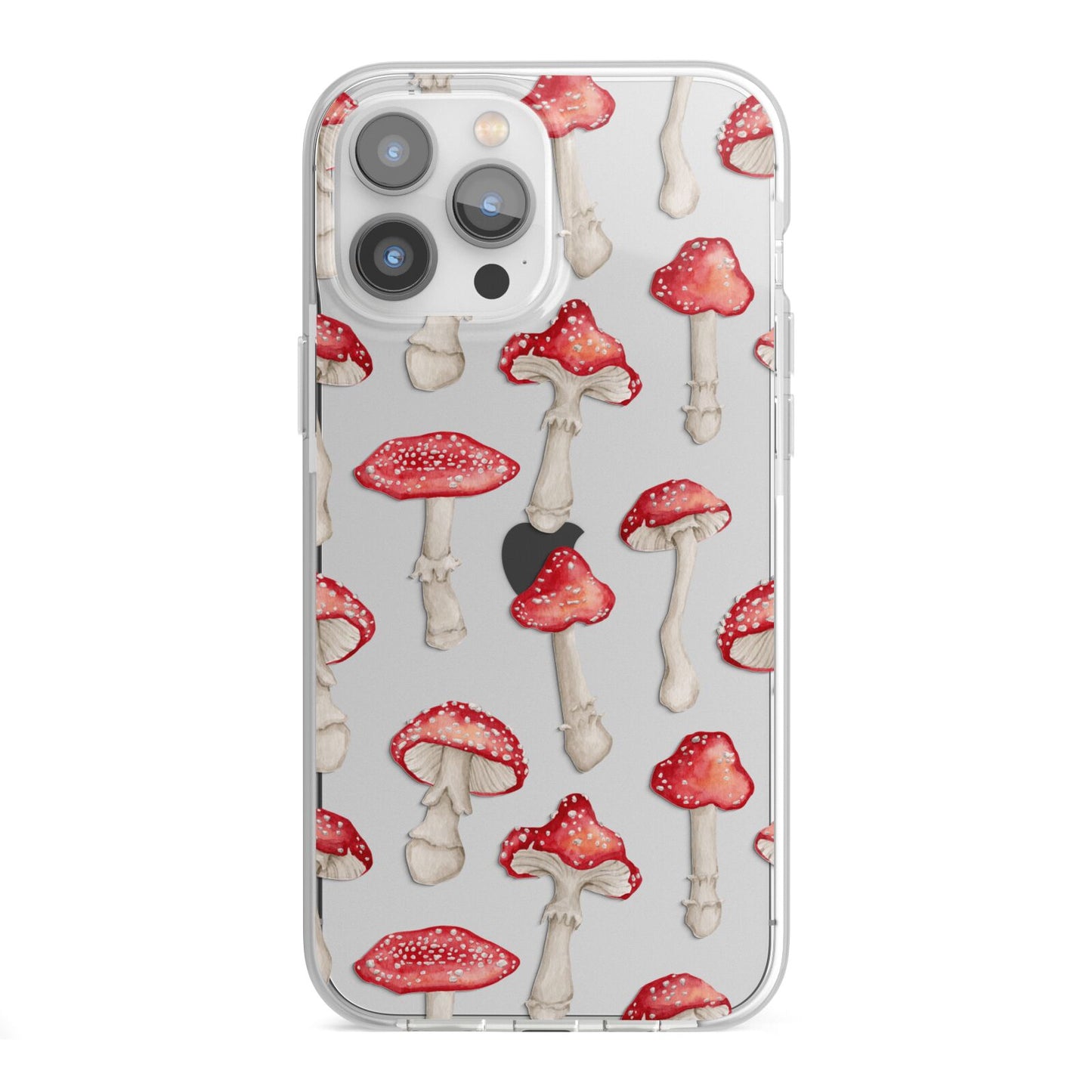 Wild Mushrooms iPhone 13 Pro Max TPU Impact Case with White Edges