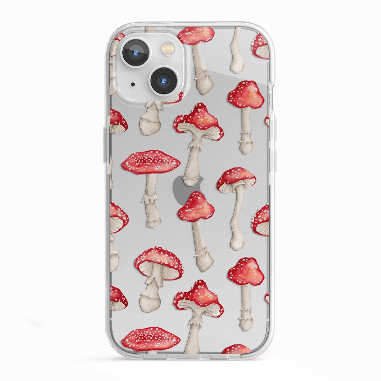 Wild Mushrooms iPhone 13 TPU Impact Case with White Edges