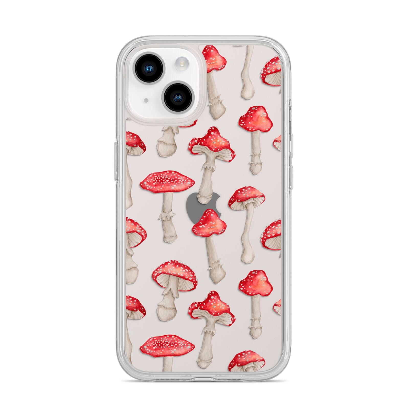 Wild Mushrooms iPhone 14 Clear Tough Case Starlight