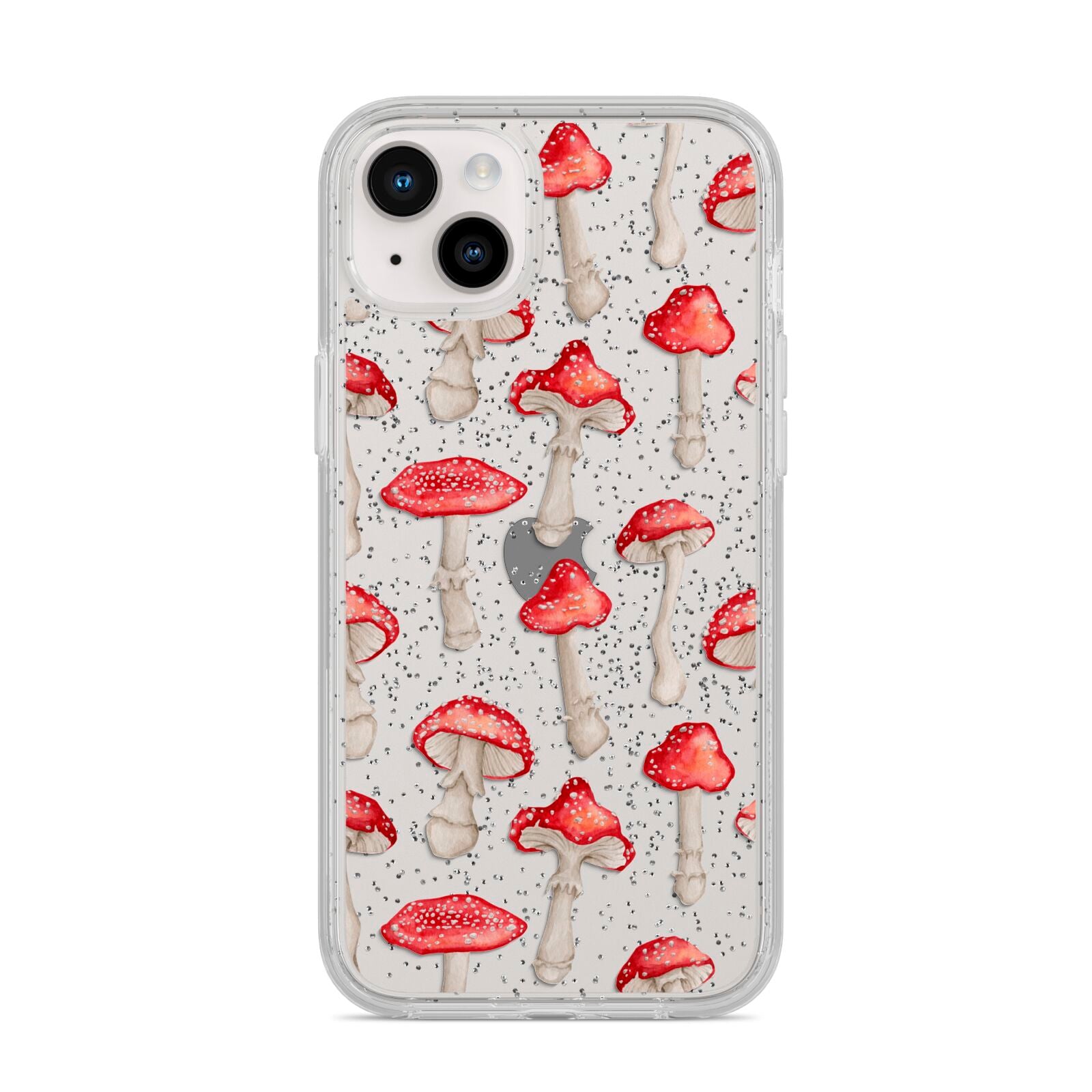 Wild Mushrooms iPhone 14 Plus Glitter Tough Case Starlight