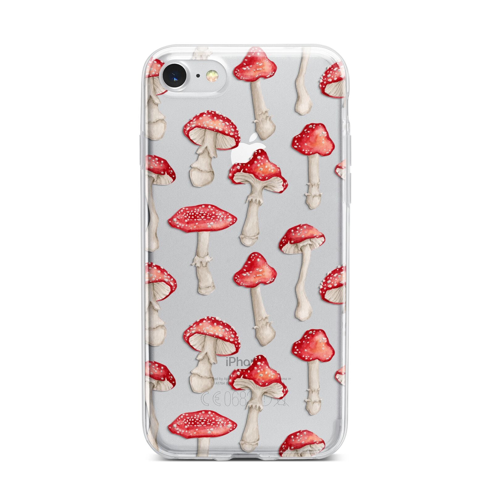 Wild Mushrooms iPhone 7 Bumper Case on Silver iPhone