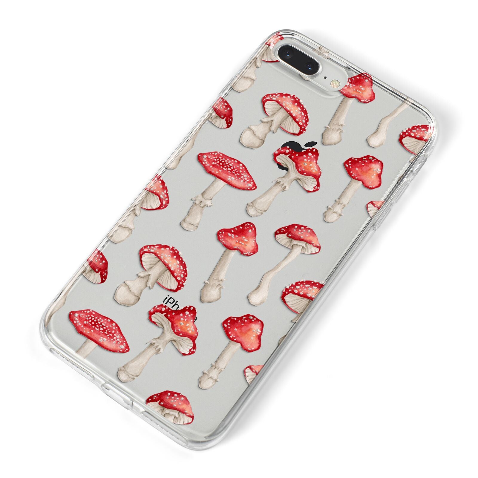 Wild Mushrooms iPhone 8 Plus Bumper Case on Silver iPhone Alternative Image