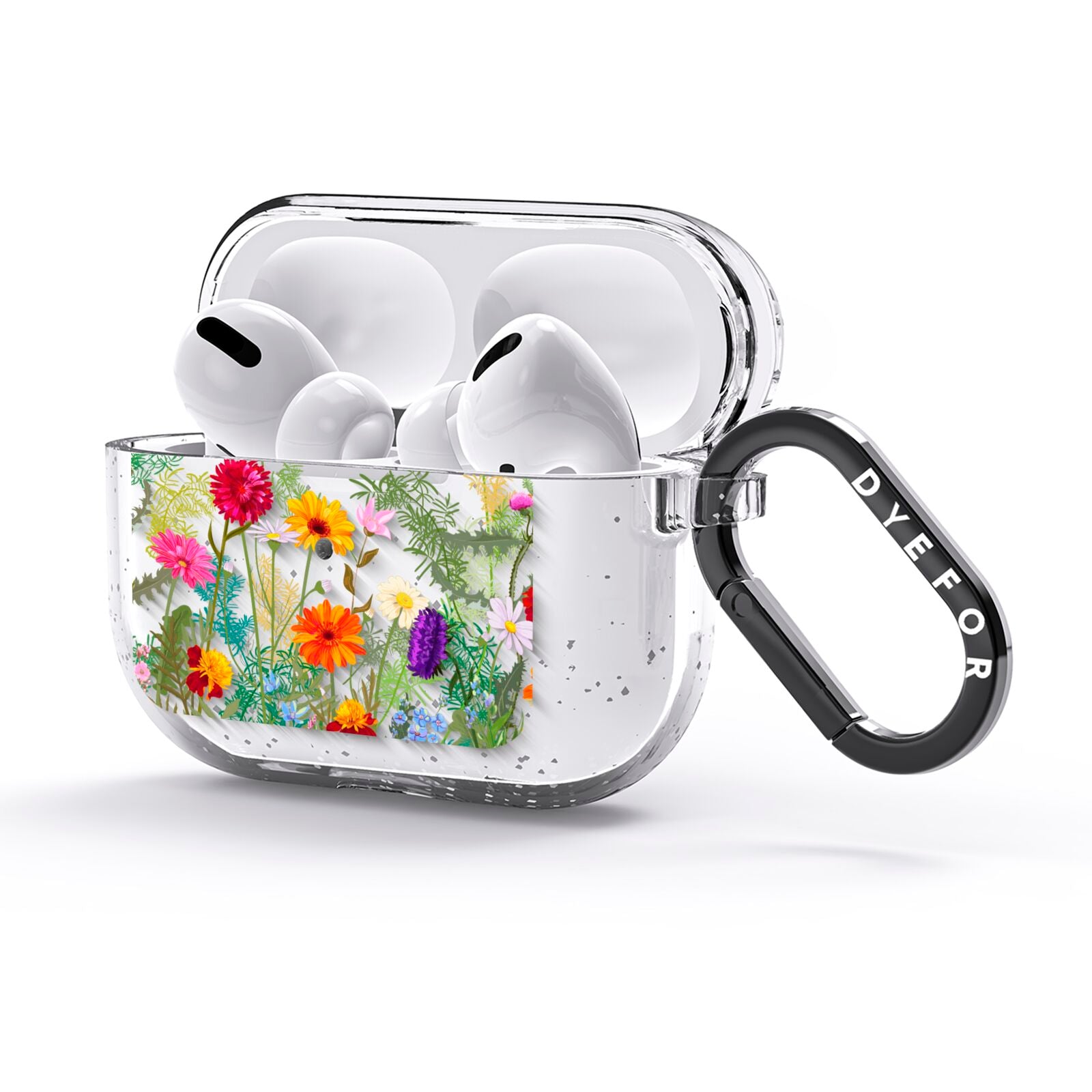 Wildflower AirPods Glitter Case 3rd Gen Side Image