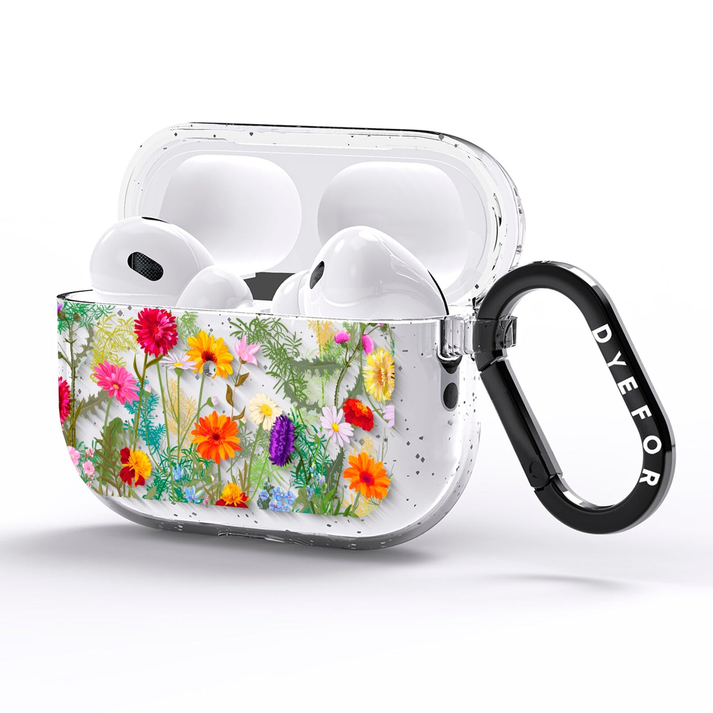 Wildflower AirPods Pro Glitter Case Side Image