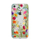 Wildflower iPhone 8 Bumper Case on Silver iPhone