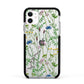 Wildflowers Apple iPhone 11 in White with Black Impact Case