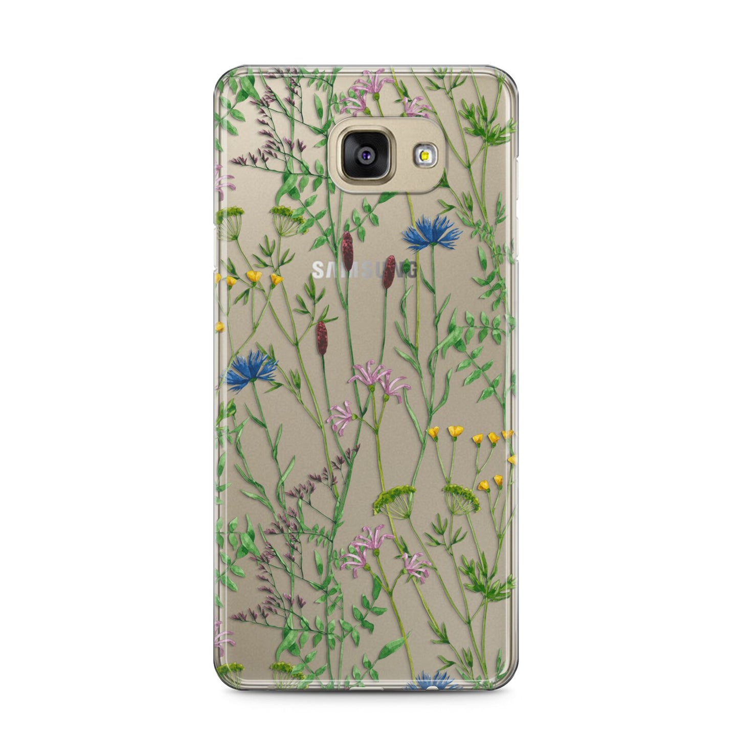 Wildflowers Samsung Galaxy A5 2016 Case on gold phone