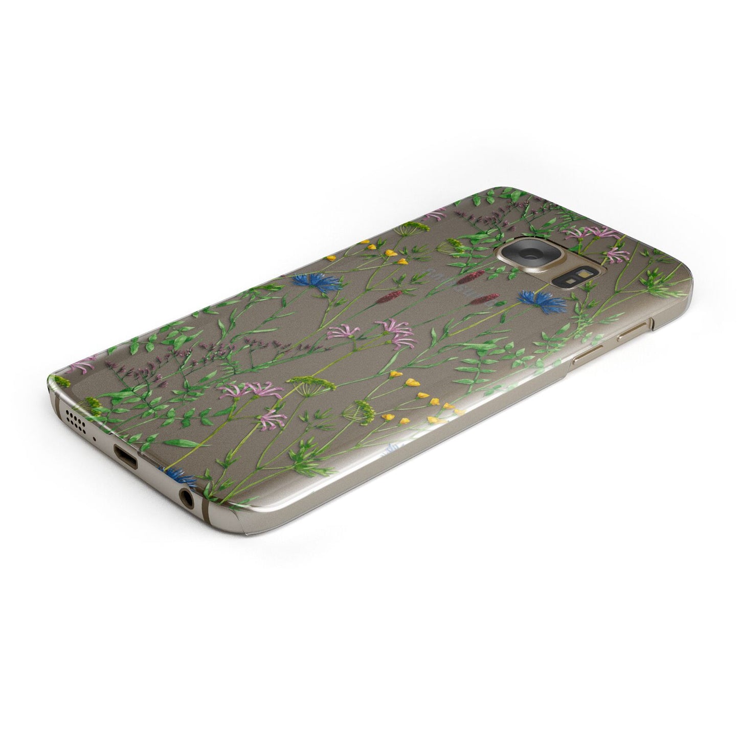 Wildflowers Samsung Galaxy Case Bottom Cutout