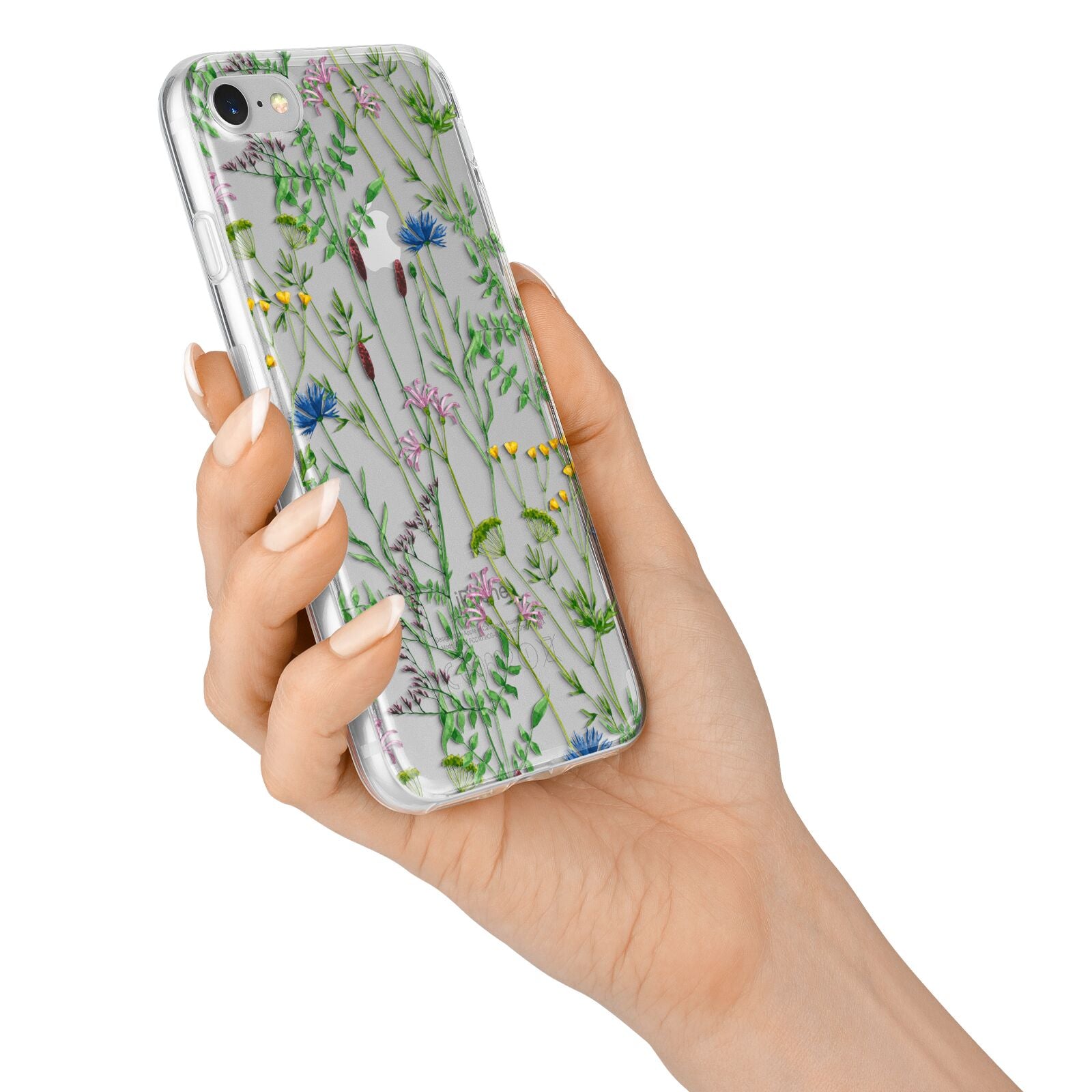 Wildflowers iPhone 7 Bumper Case on Silver iPhone Alternative Image