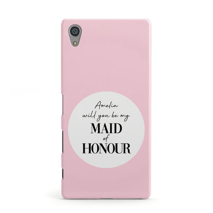 Will You Be My Maid Of Honour Sony Xperia Case