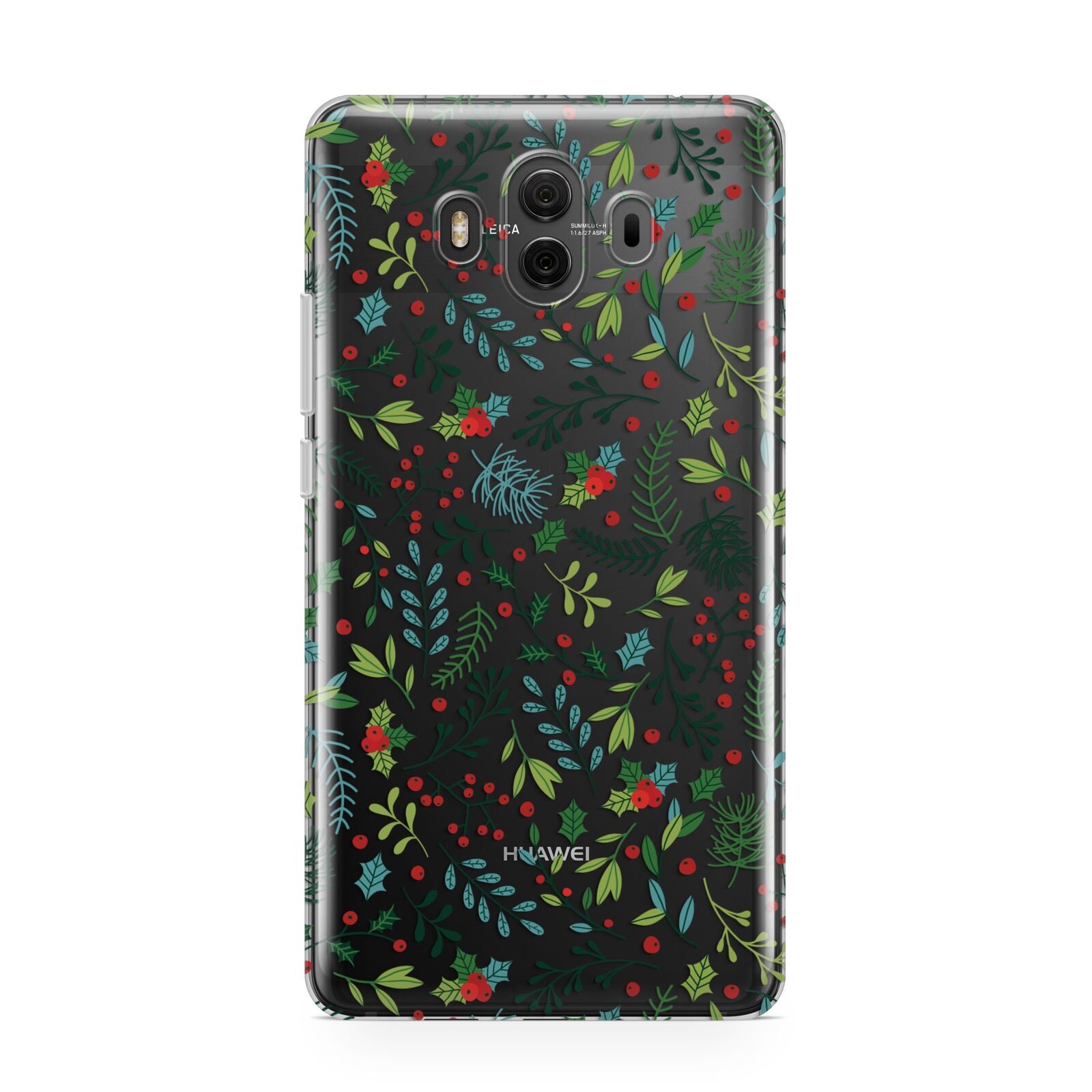 Winter Floral Huawei Mate 10 Protective Phone Case