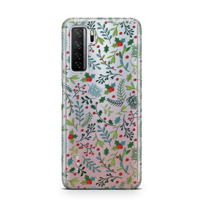 Winter Floral Huawei P40 Lite 5G Phone Case