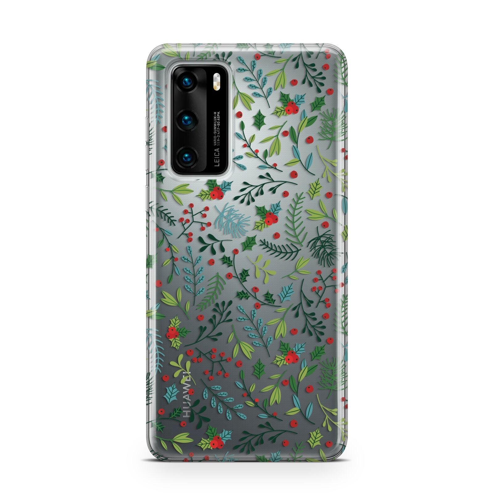 Winter Floral Huawei P40 Phone Case