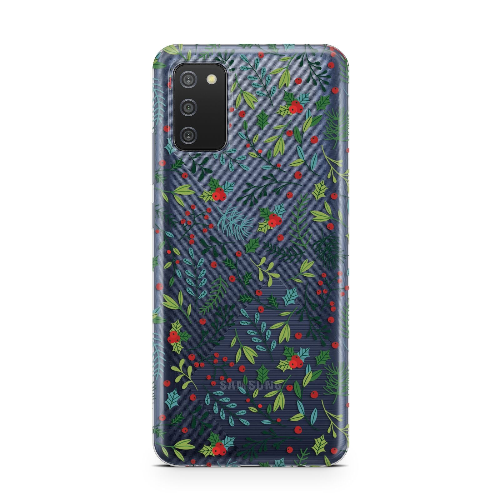 Winter Floral Samsung A02s Case