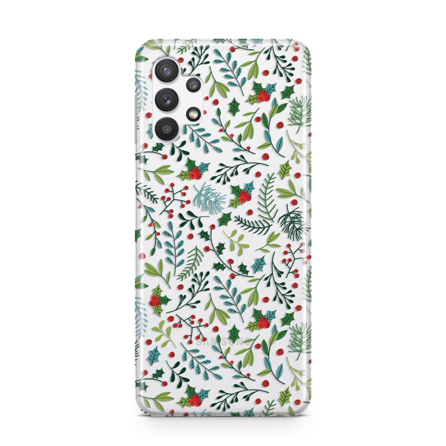 Winter Floral Samsung A32 5G Case