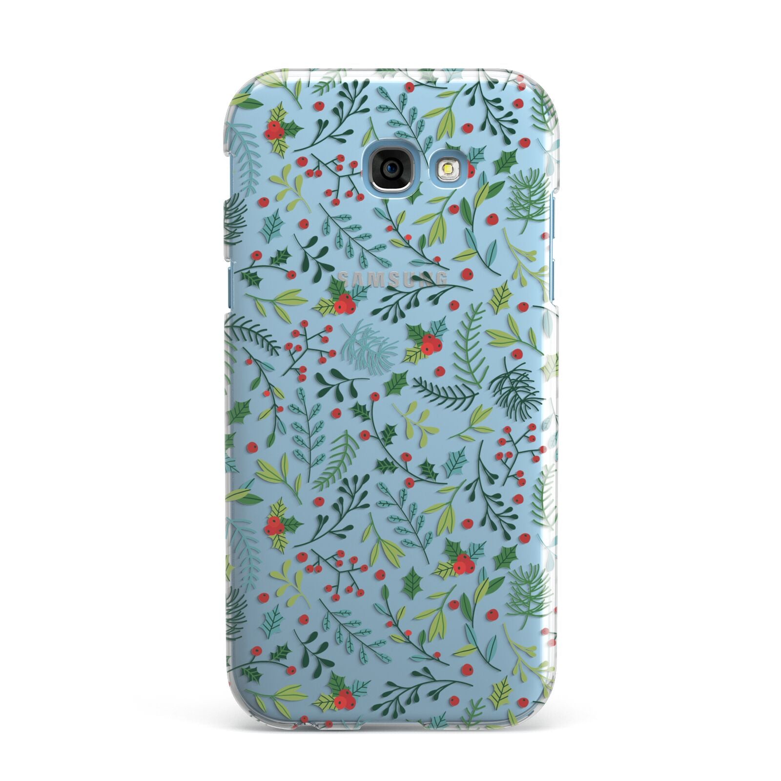 Winter Floral Samsung Galaxy A7 2017 Case