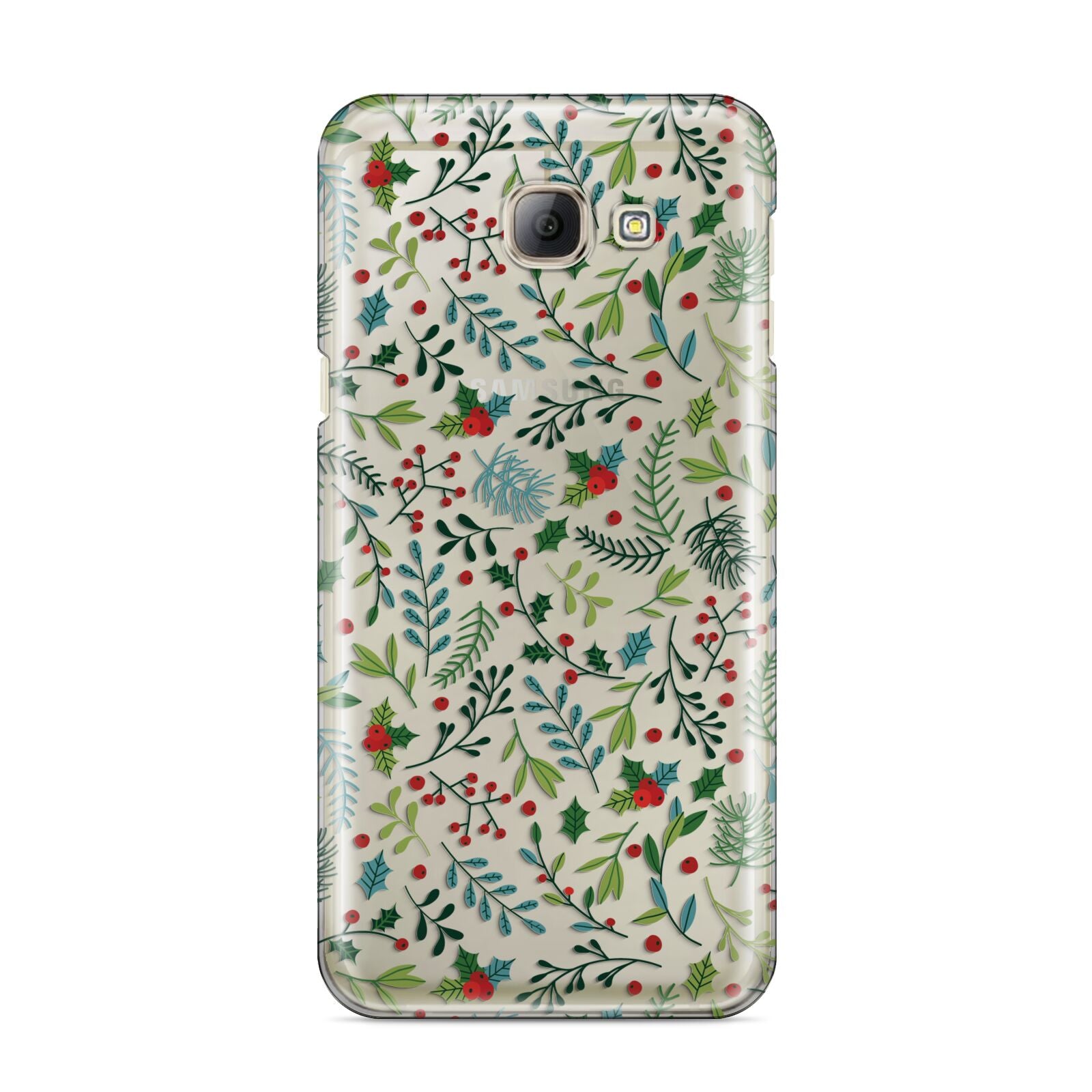 Winter Floral Samsung Galaxy A8 2016 Case