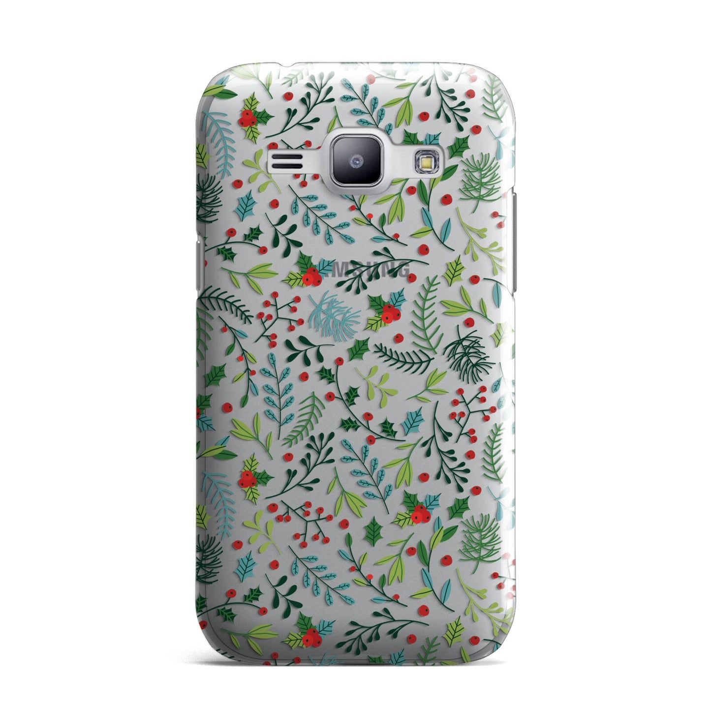 Winter Floral Samsung Galaxy J1 2015 Case