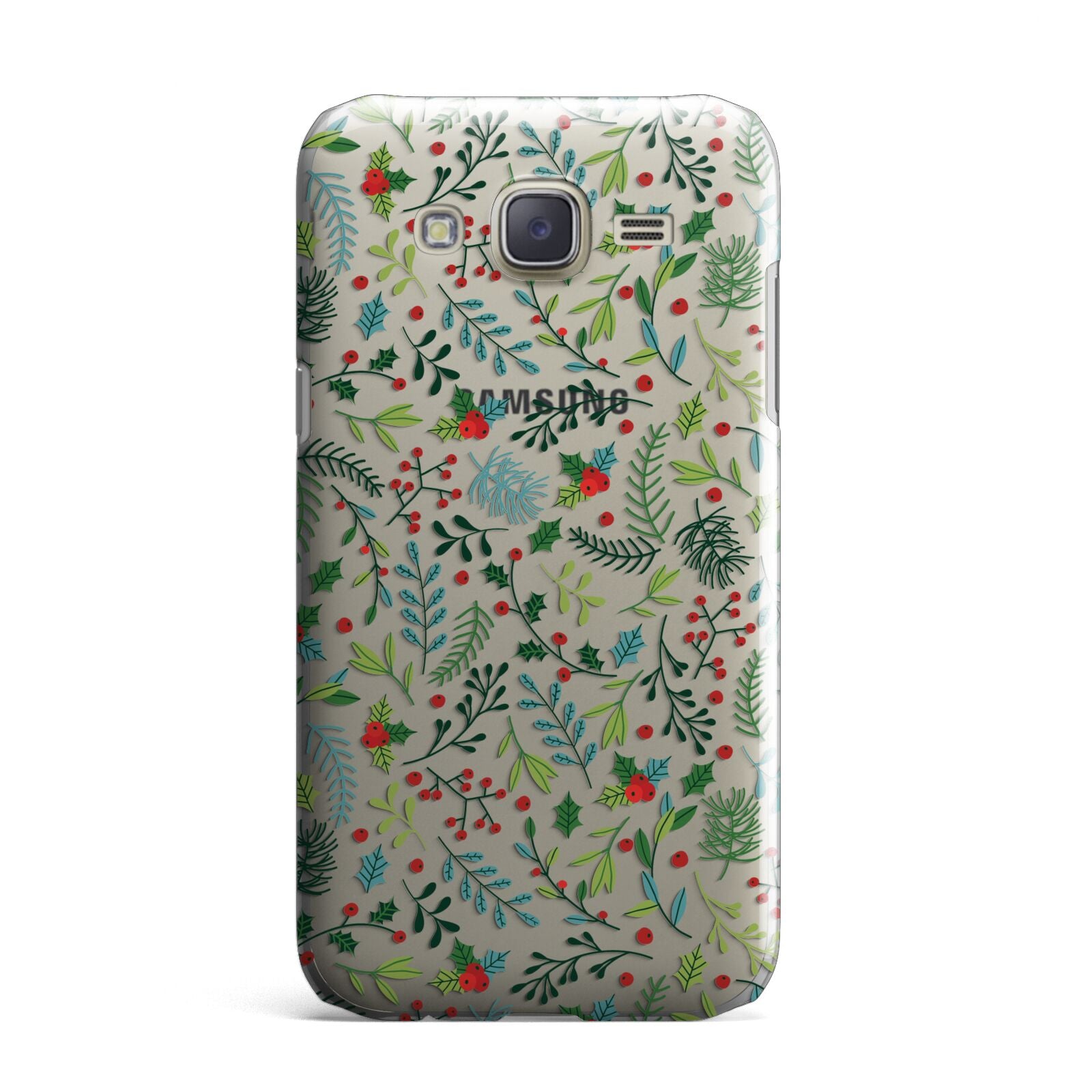 Winter Floral Samsung Galaxy J7 Case