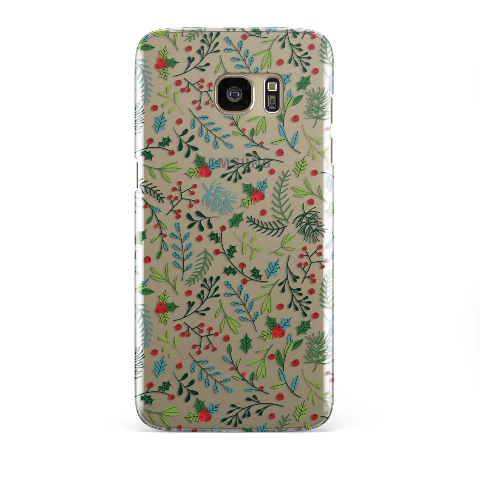 Winter Floral Samsung Galaxy S7 Edge Case