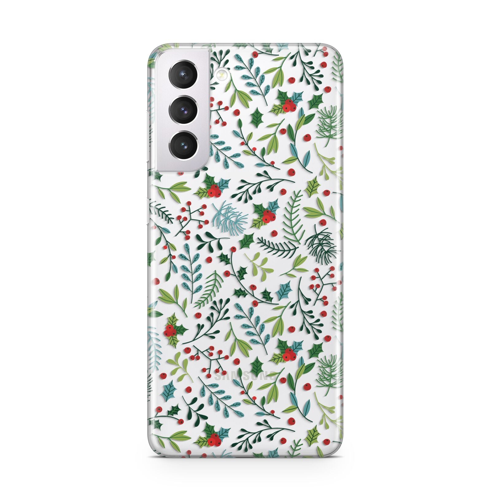 Winter Floral Samsung S21 Case