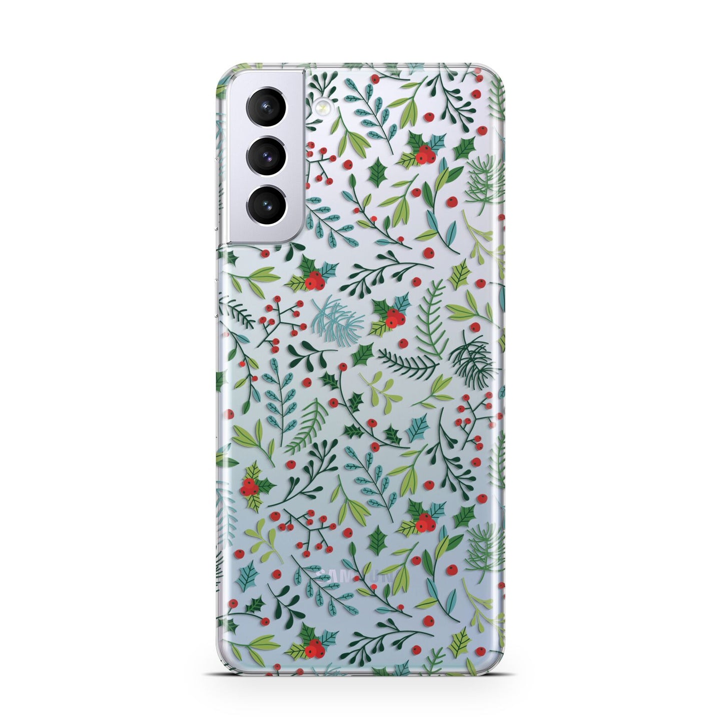 Winter Floral Samsung S21 Plus Case