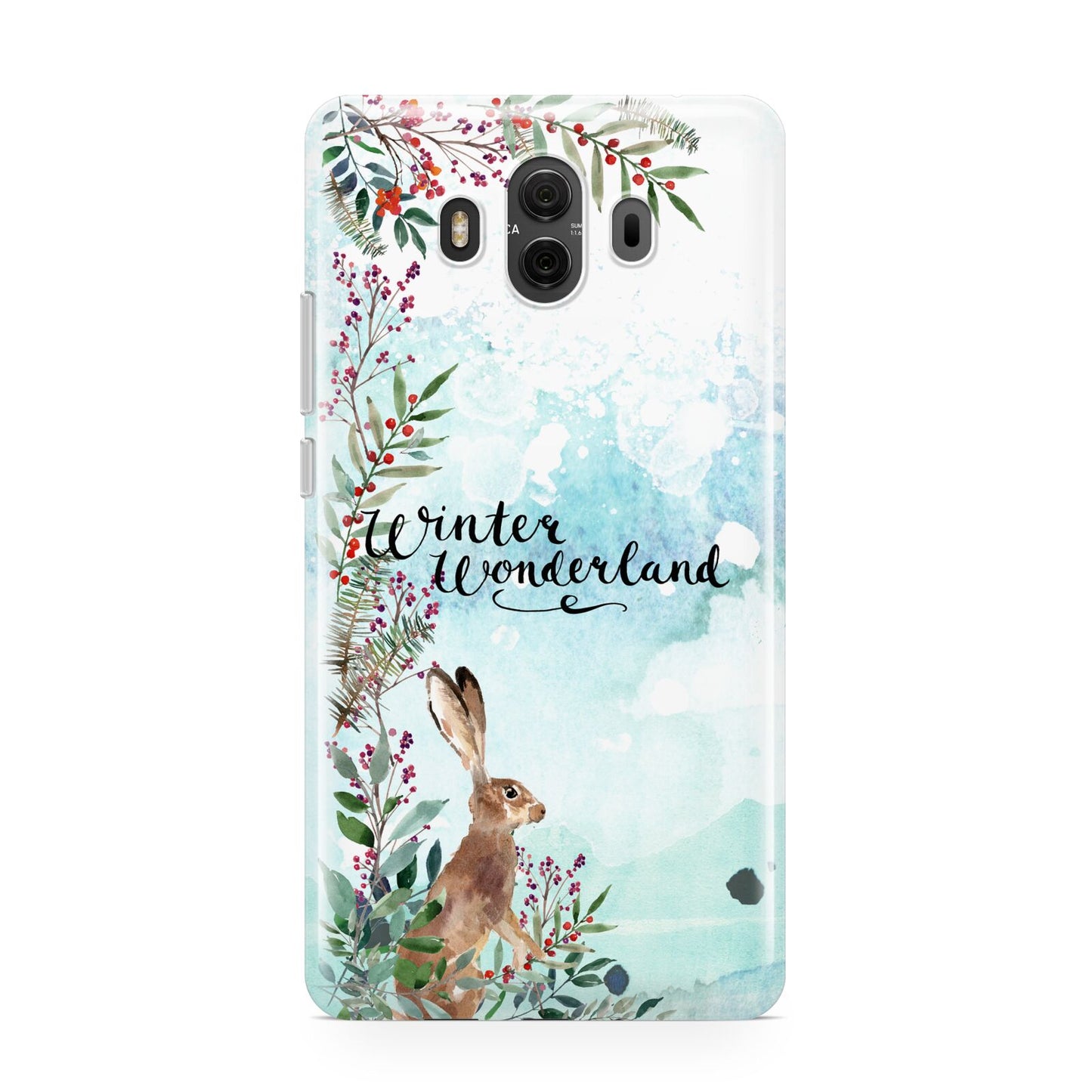 Winter Wonderland Hare Huawei Mate 10 Protective Phone Case