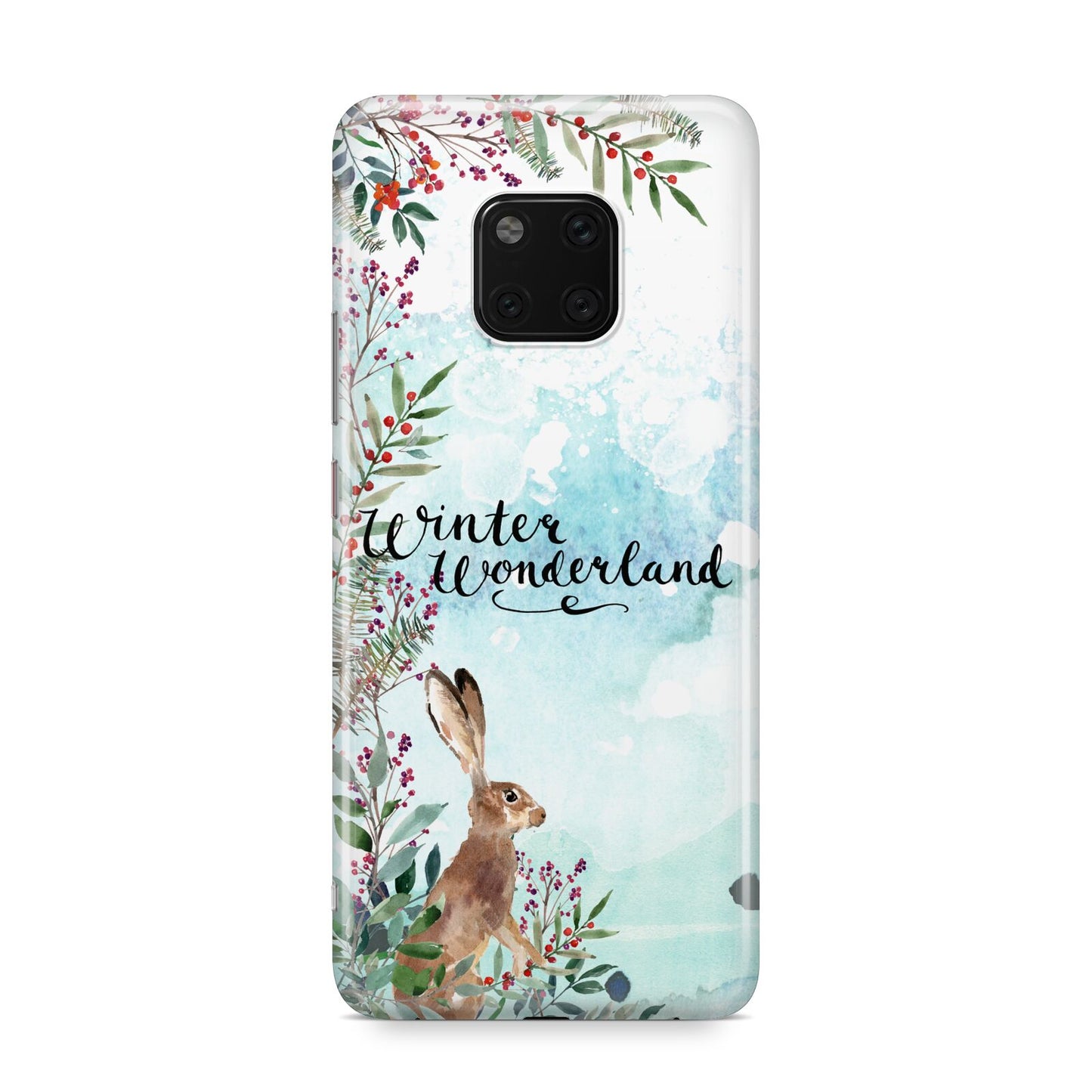 Winter Wonderland Hare Huawei Mate 20 Pro Phone Case