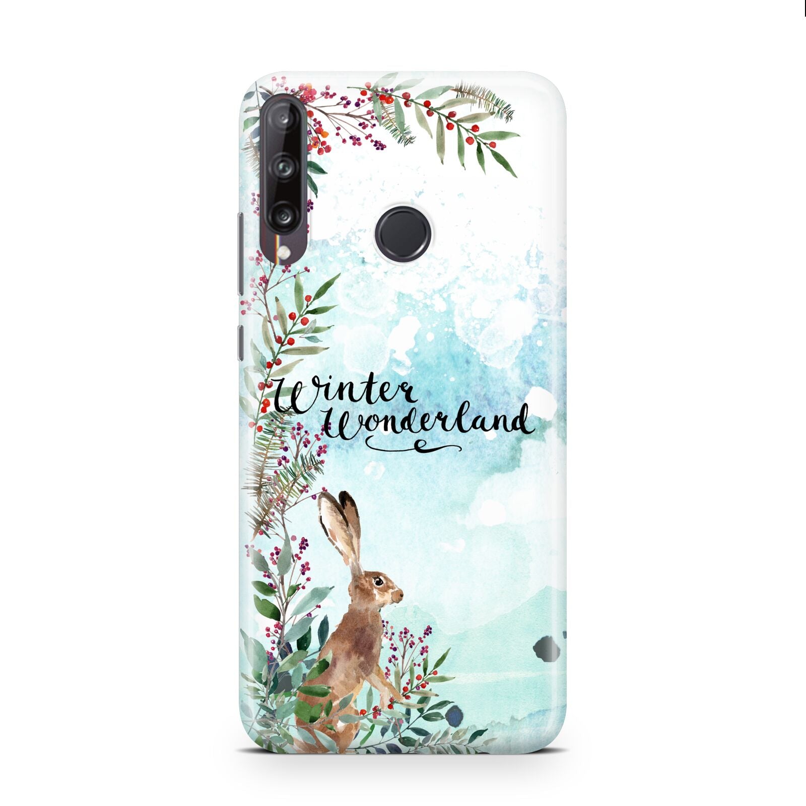 Winter Wonderland Hare Huawei P40 Lite E Phone Case