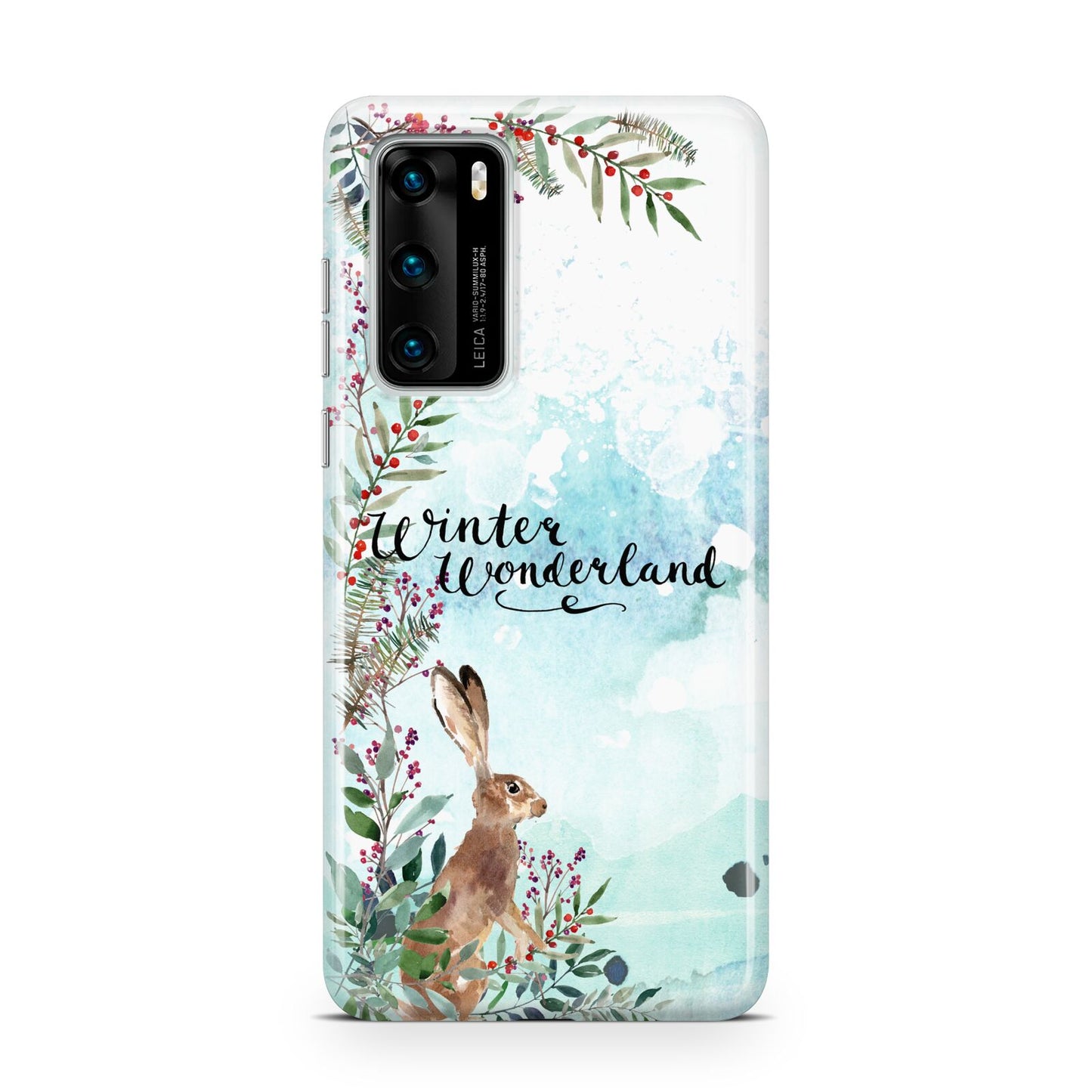 Winter Wonderland Hare Huawei P40 Phone Case