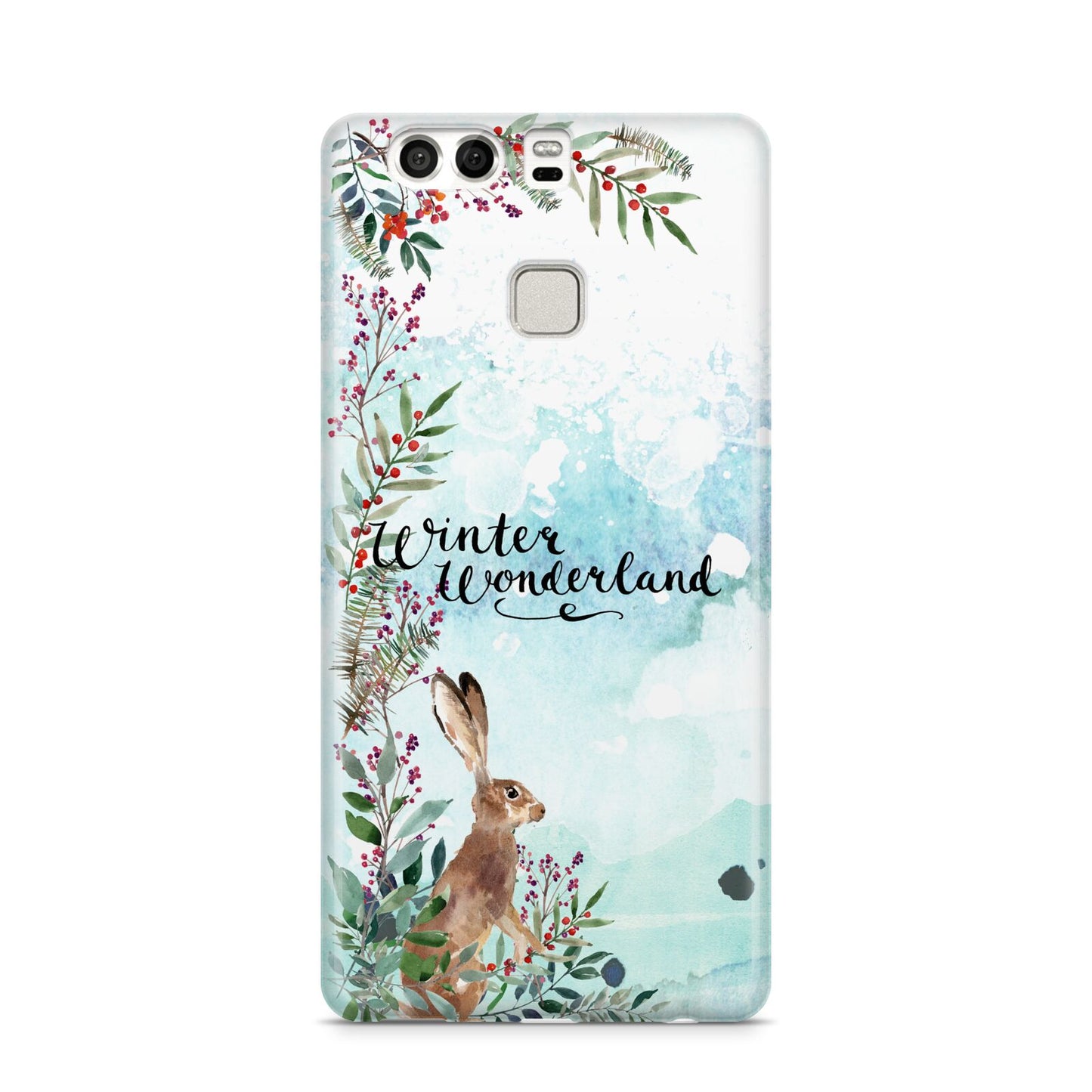 Winter Wonderland Hare Huawei P9 Case