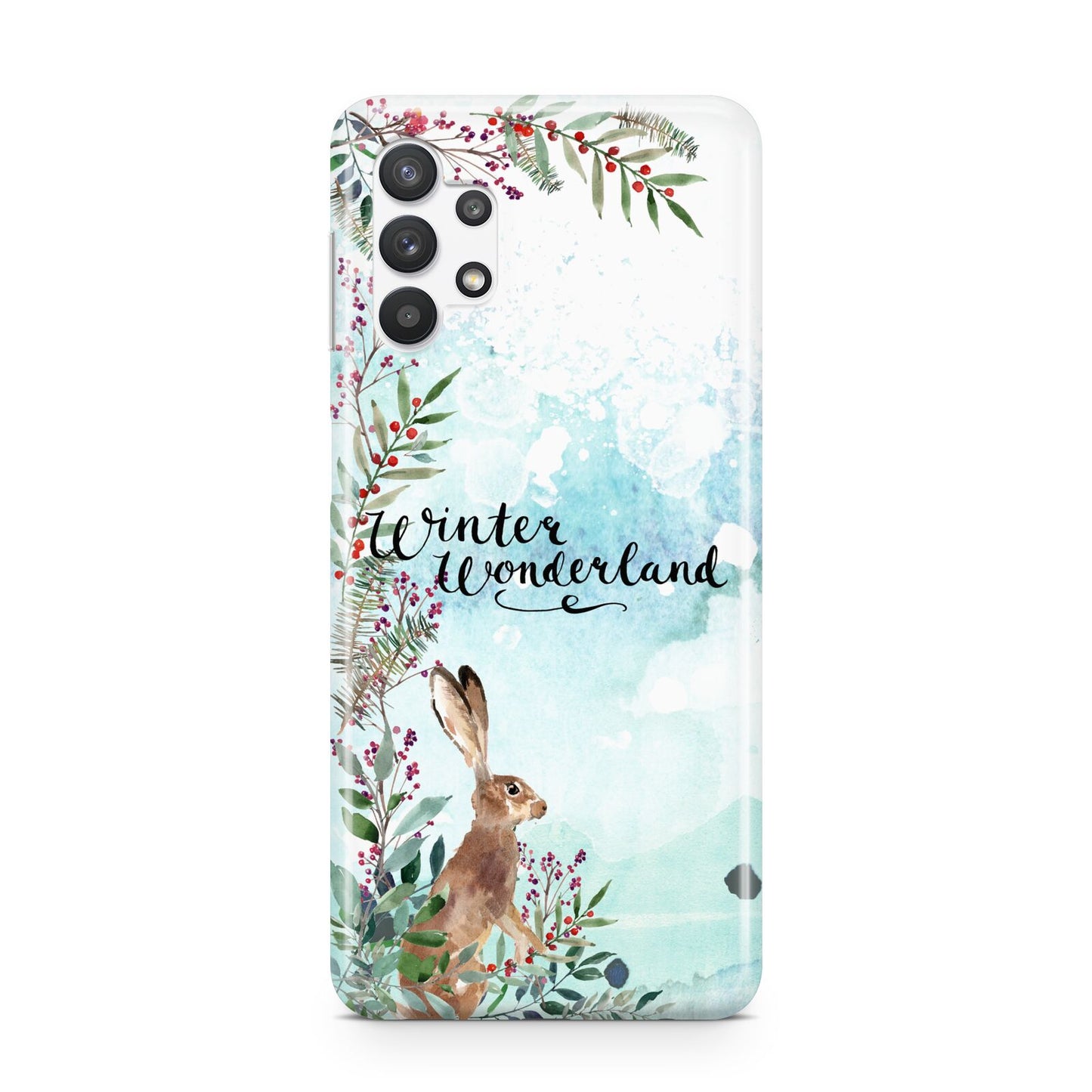 Winter Wonderland Hare Samsung A32 5G Case