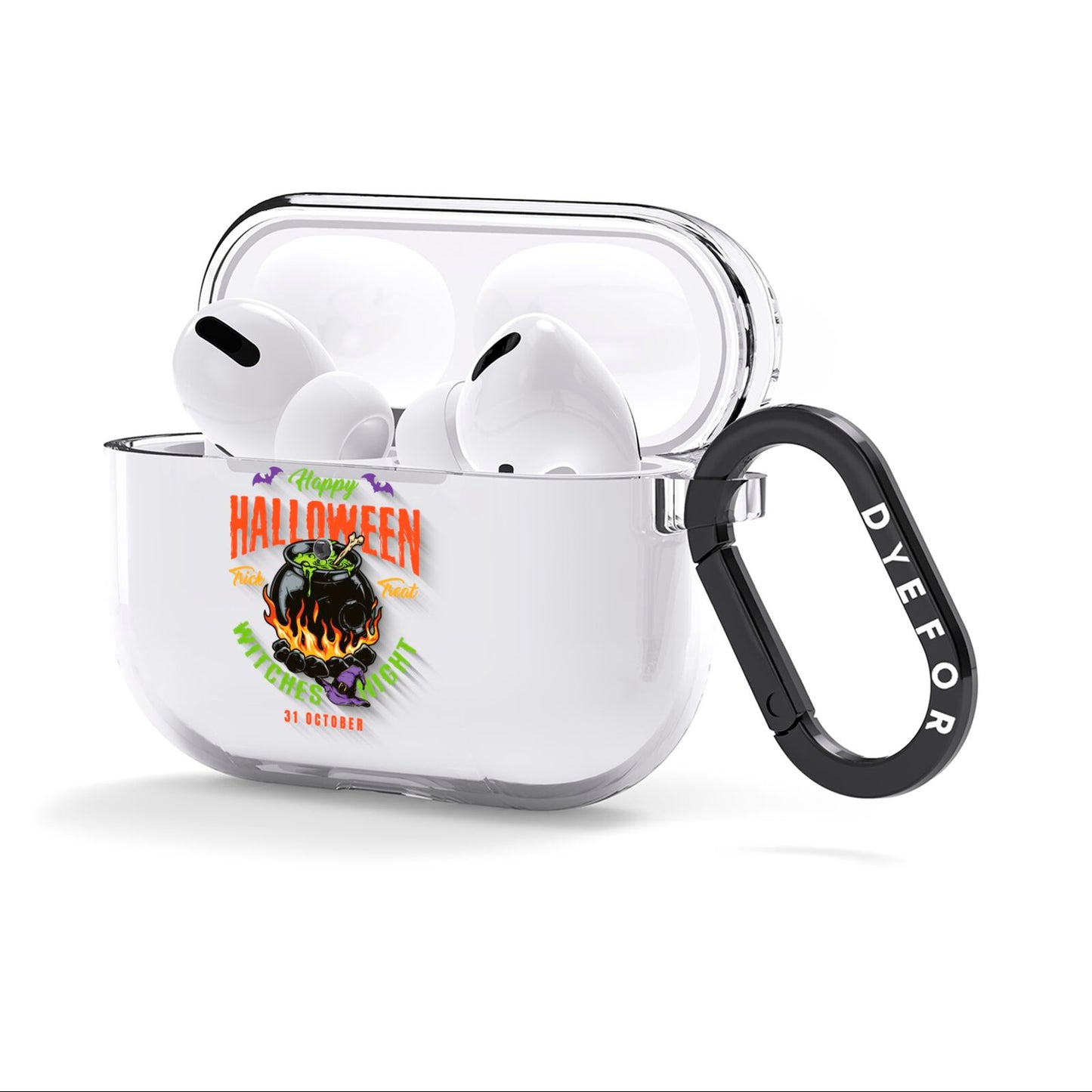 Witch Cauldron AirPods Clear Case 3rd Gen Side Image