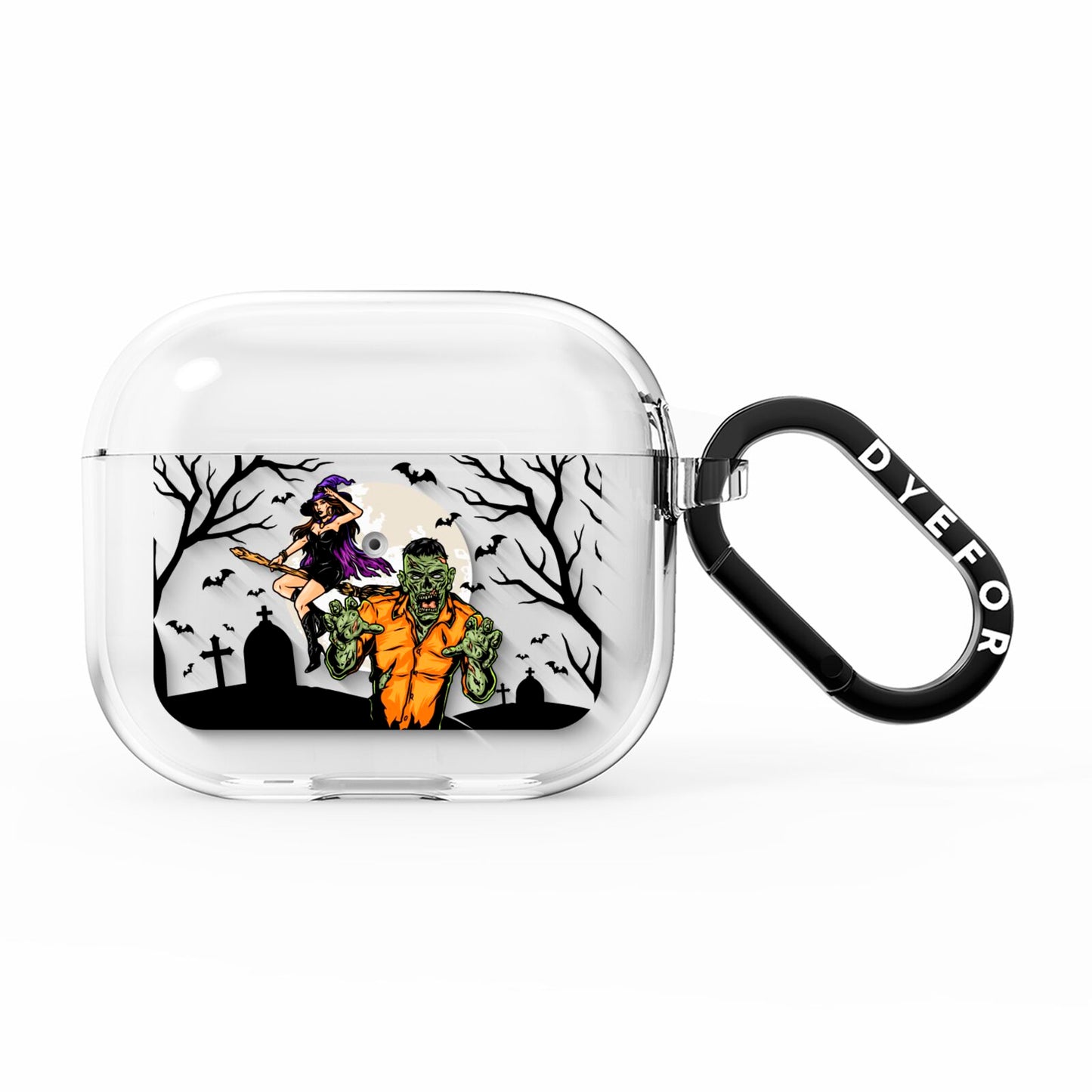 Witch Meets Zombie AirPods Clear Case 3rd Gen