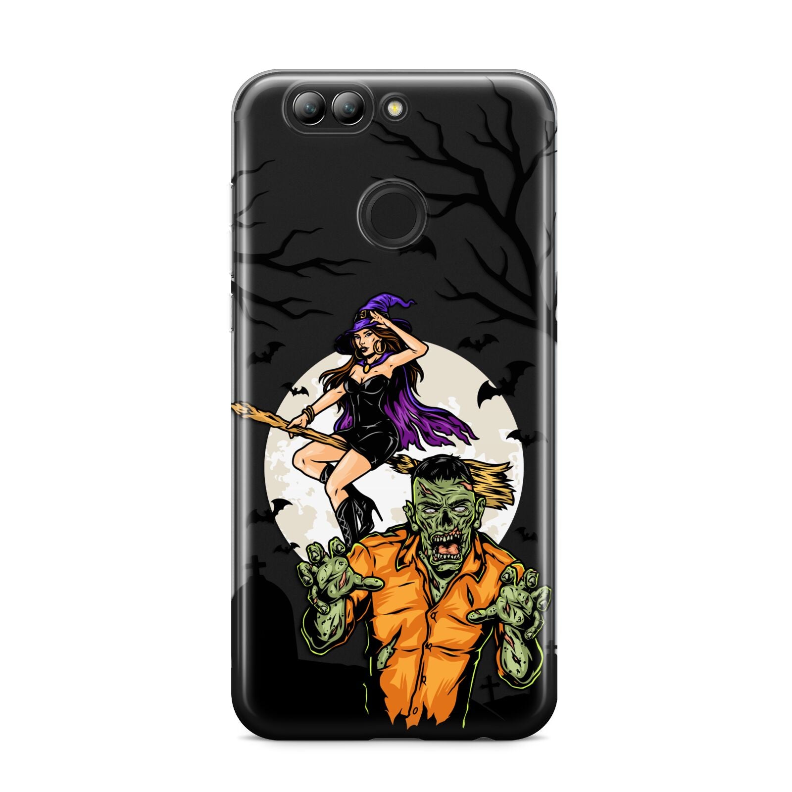 Witch Meets Zombie Huawei Nova 2s Phone Case