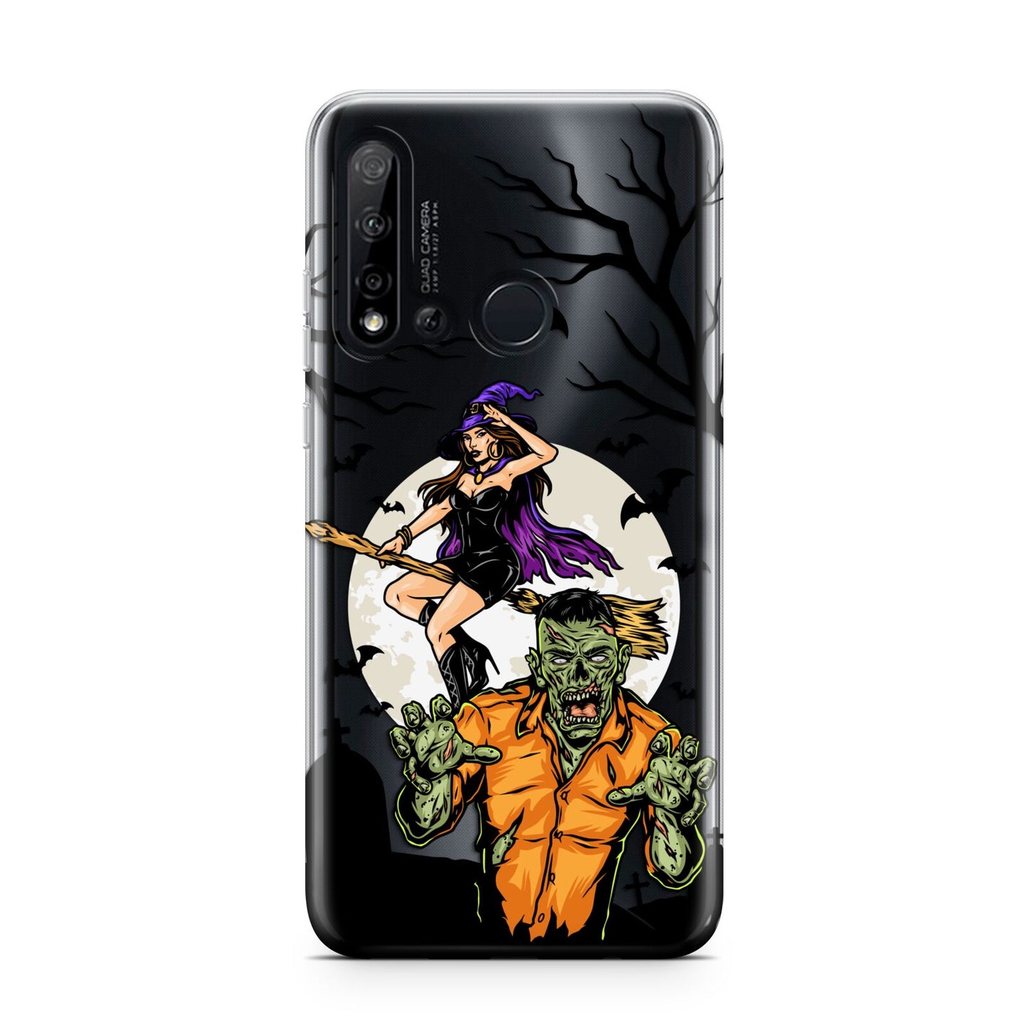 Witch Meets Zombie Huawei P20 Lite 5G Phone Case